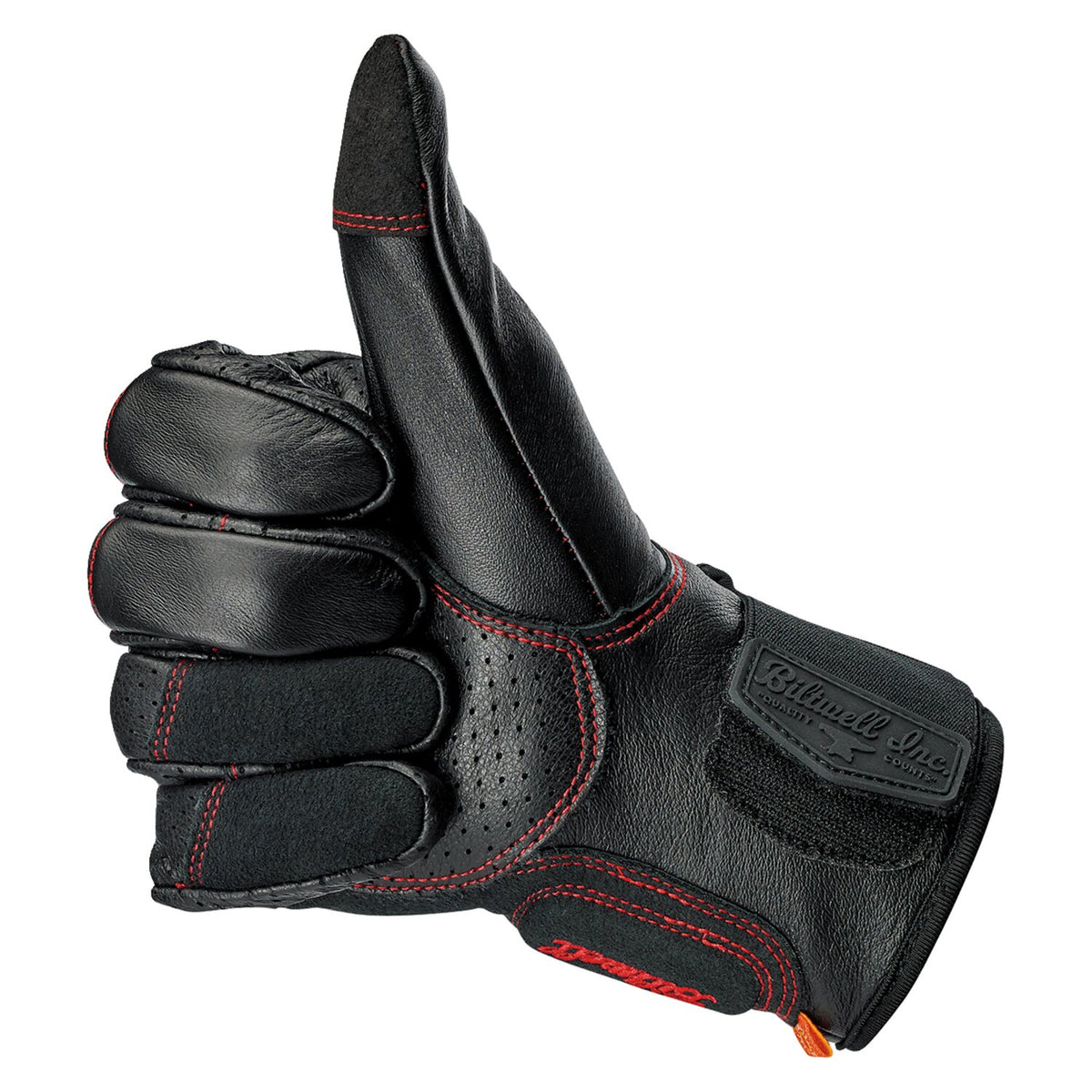 Biltwell Borrego gloves black/redline