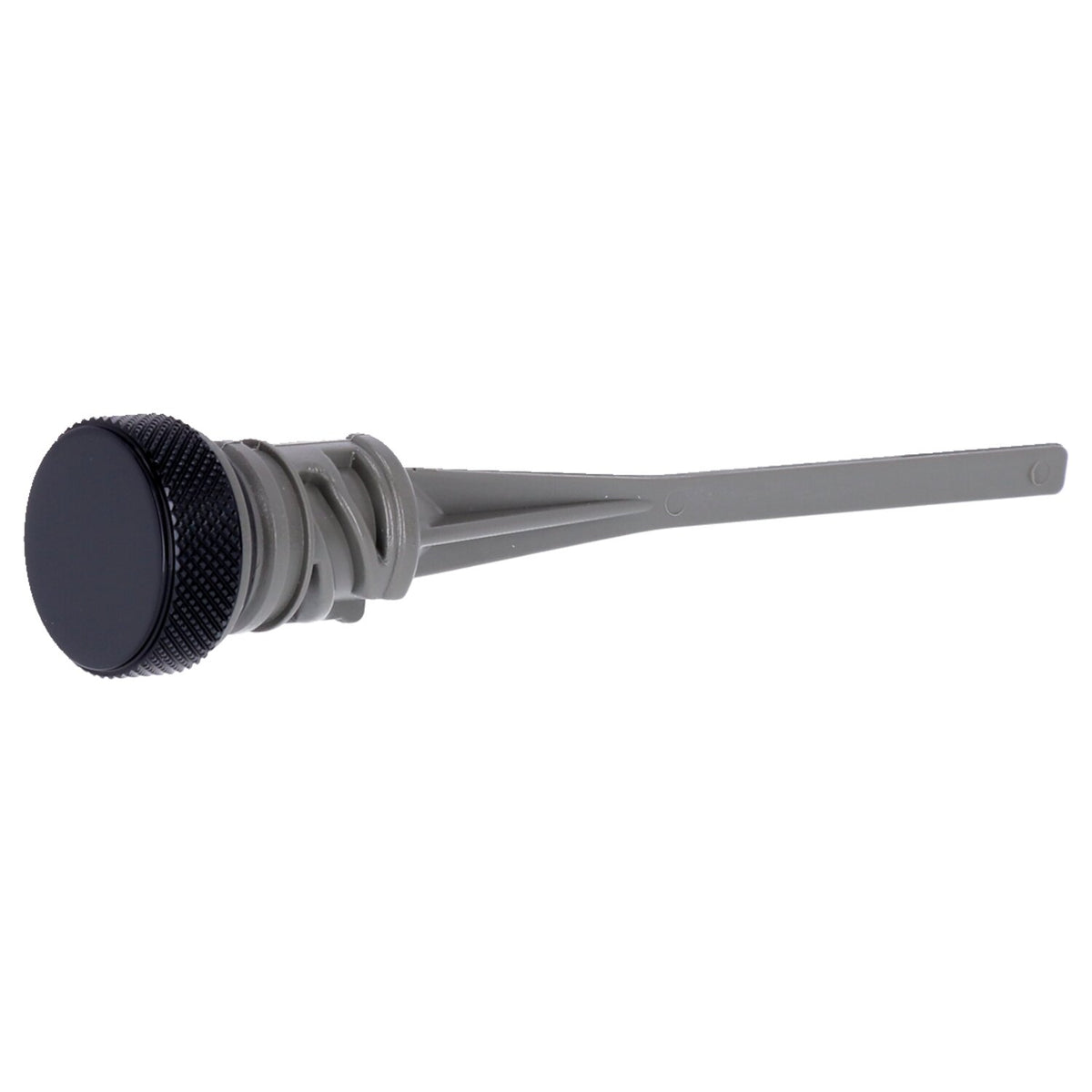 Oil tank fill plug / dipstick assembly motor oil. Black