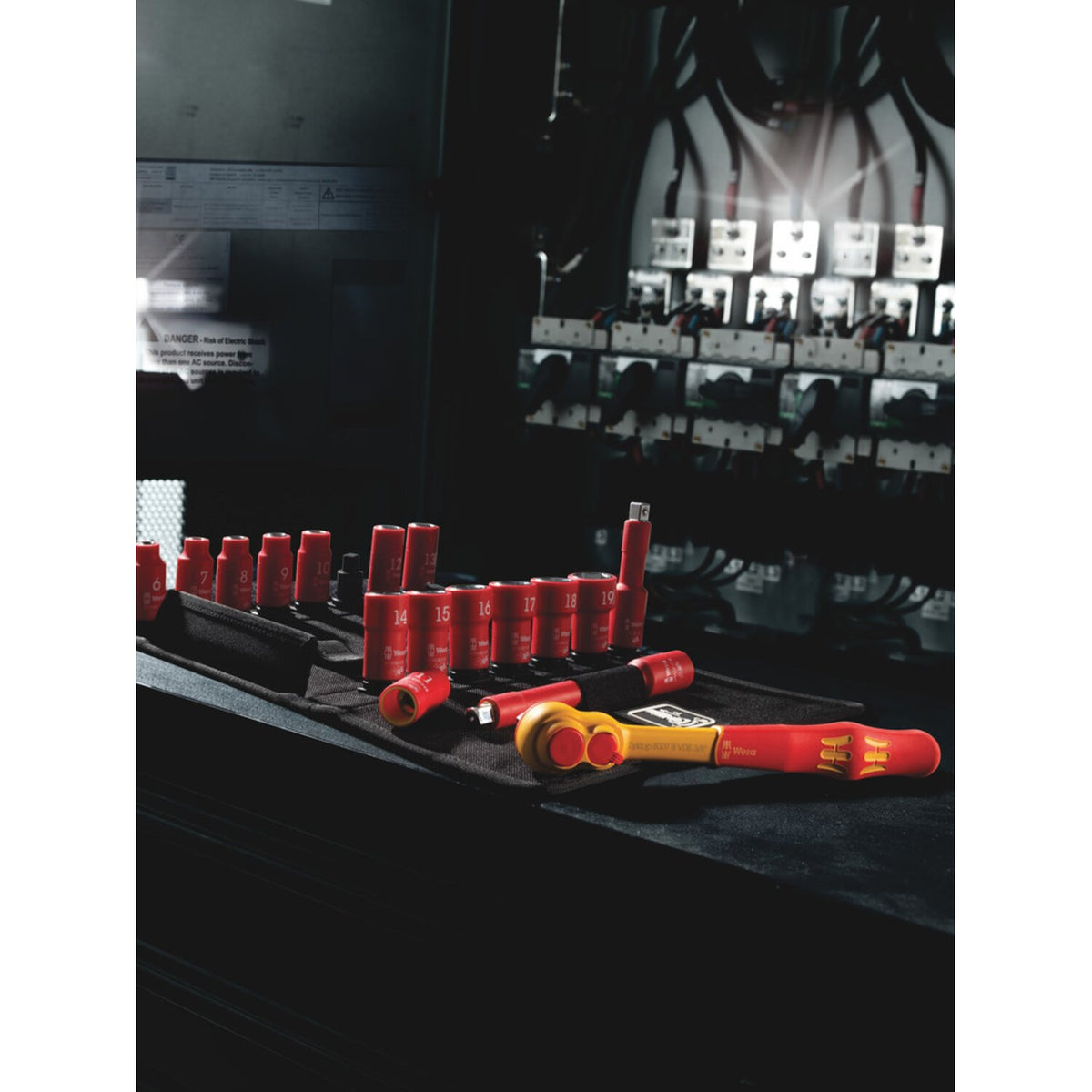 Wera Zyklop VDE 3/8" drive ratchet set 17 pcs. Metric