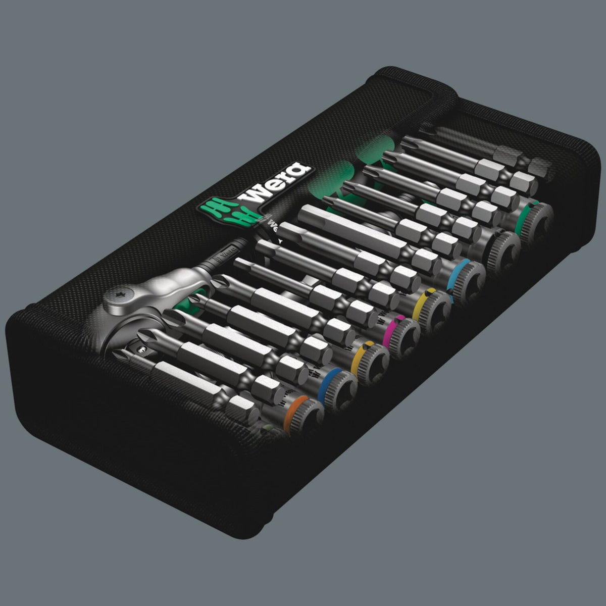 Wera Zyklop ratchet kit 28 pcs. 1/4" drive Metric sizes
