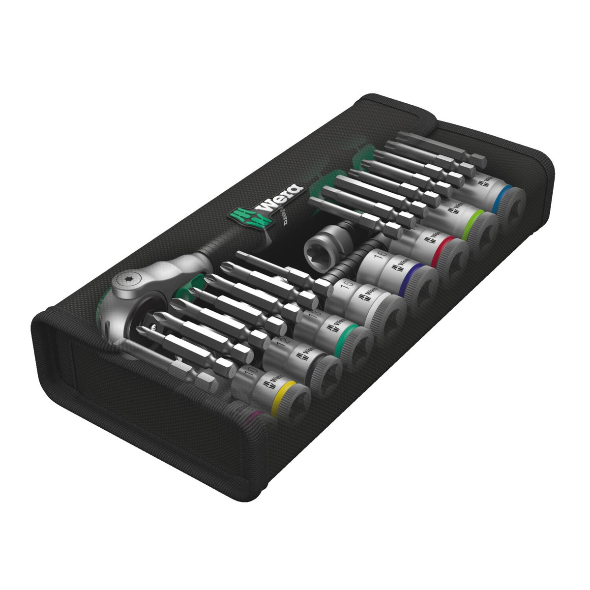 Wera Zyklop ratchet kit 29 pcs. 3/8" drive Metric sizes