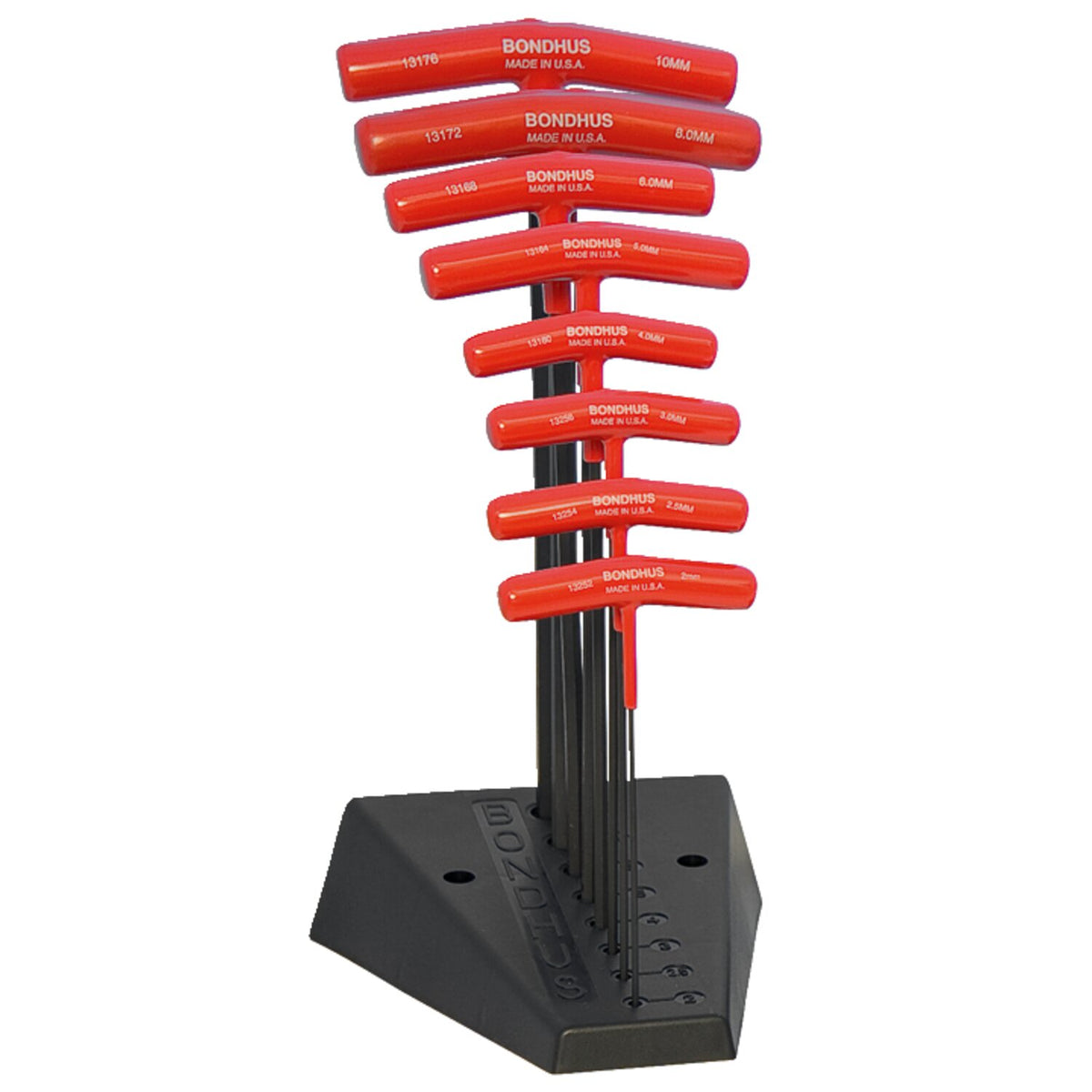 Bondhus, T-handle allen wrench set metric
