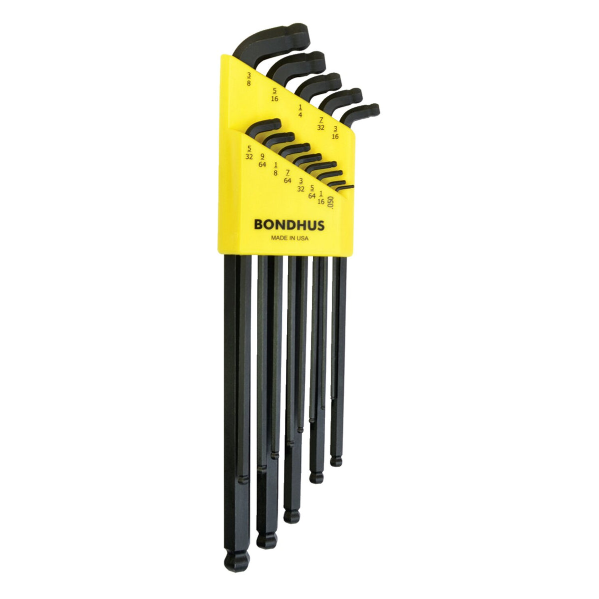 Bondhus, Stubby allen head / ball-end wrench set, US sizes