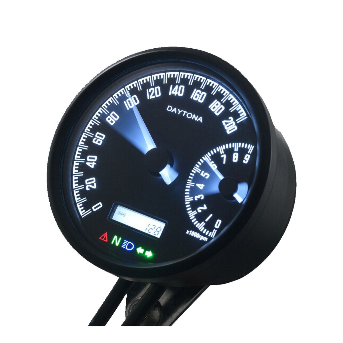 Daytona, Velona speedo & tachometer 80mm 200 Kmh/9000rpm