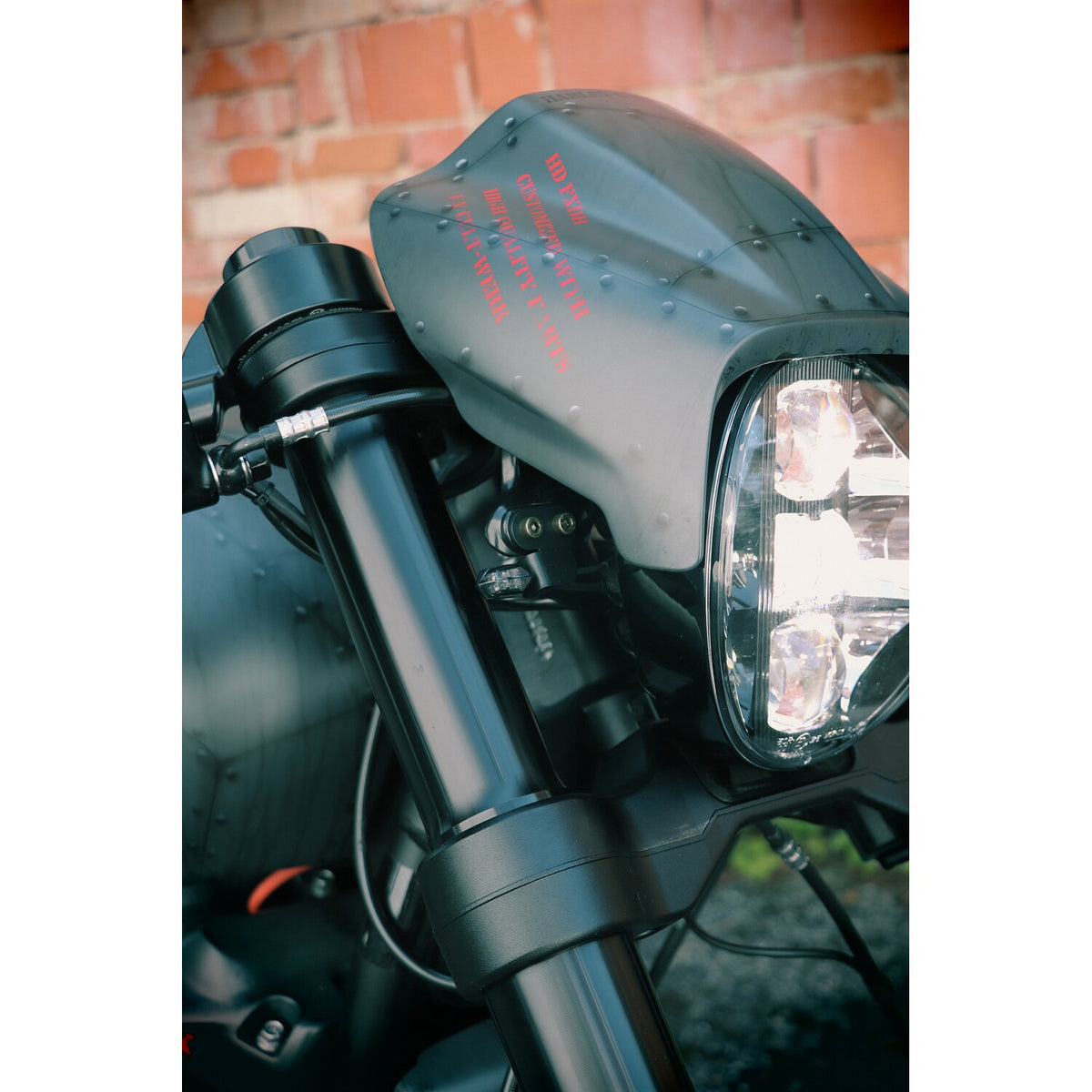 Cult-Werk, front turn signal brackets. Black