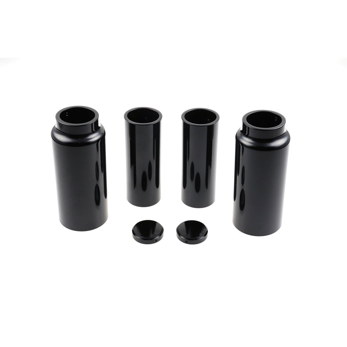Cult-Werk, 6-piece fork tube cover kit. Gloss black