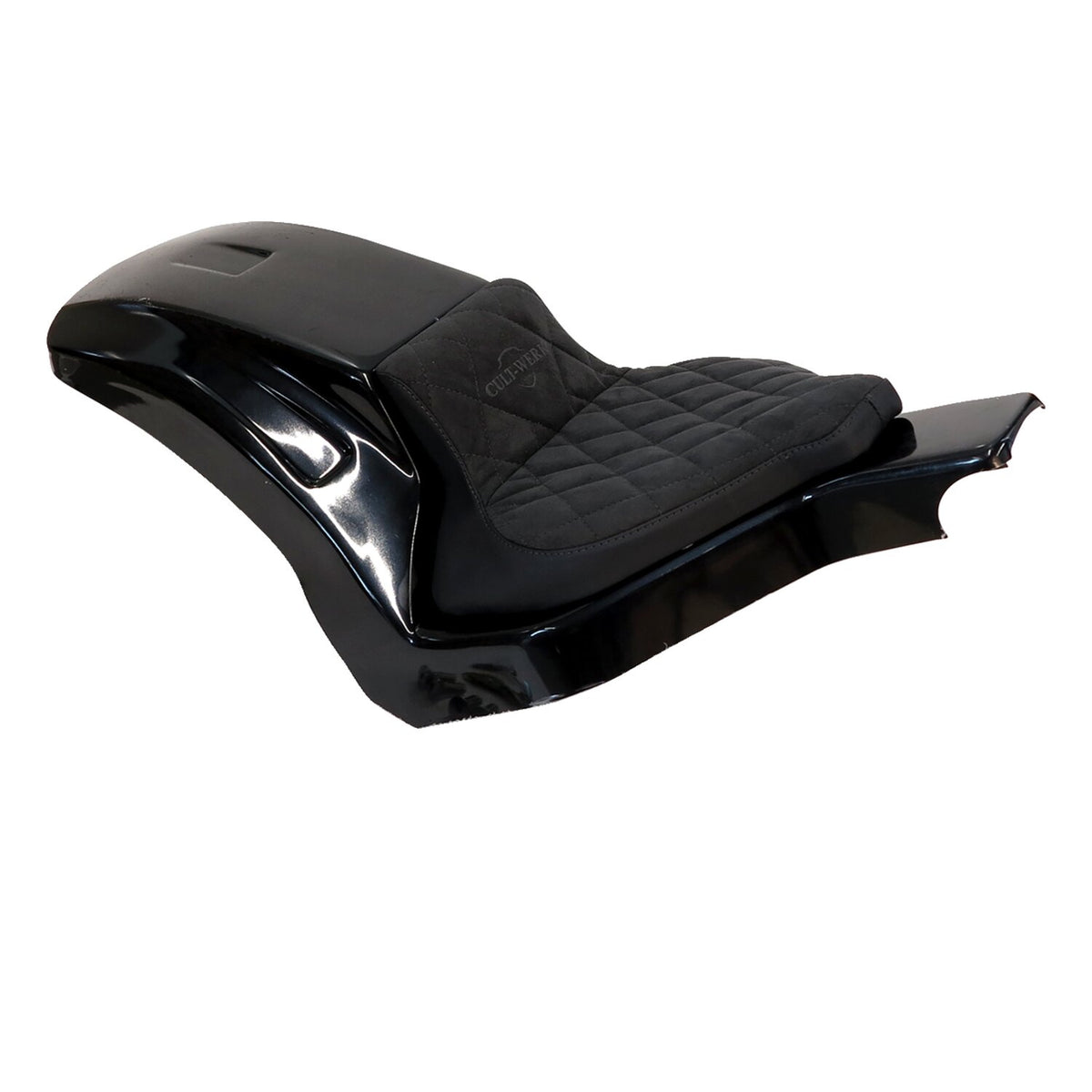 Cult-Werk, Softail wide fender kit 'Racing'. Solo seat