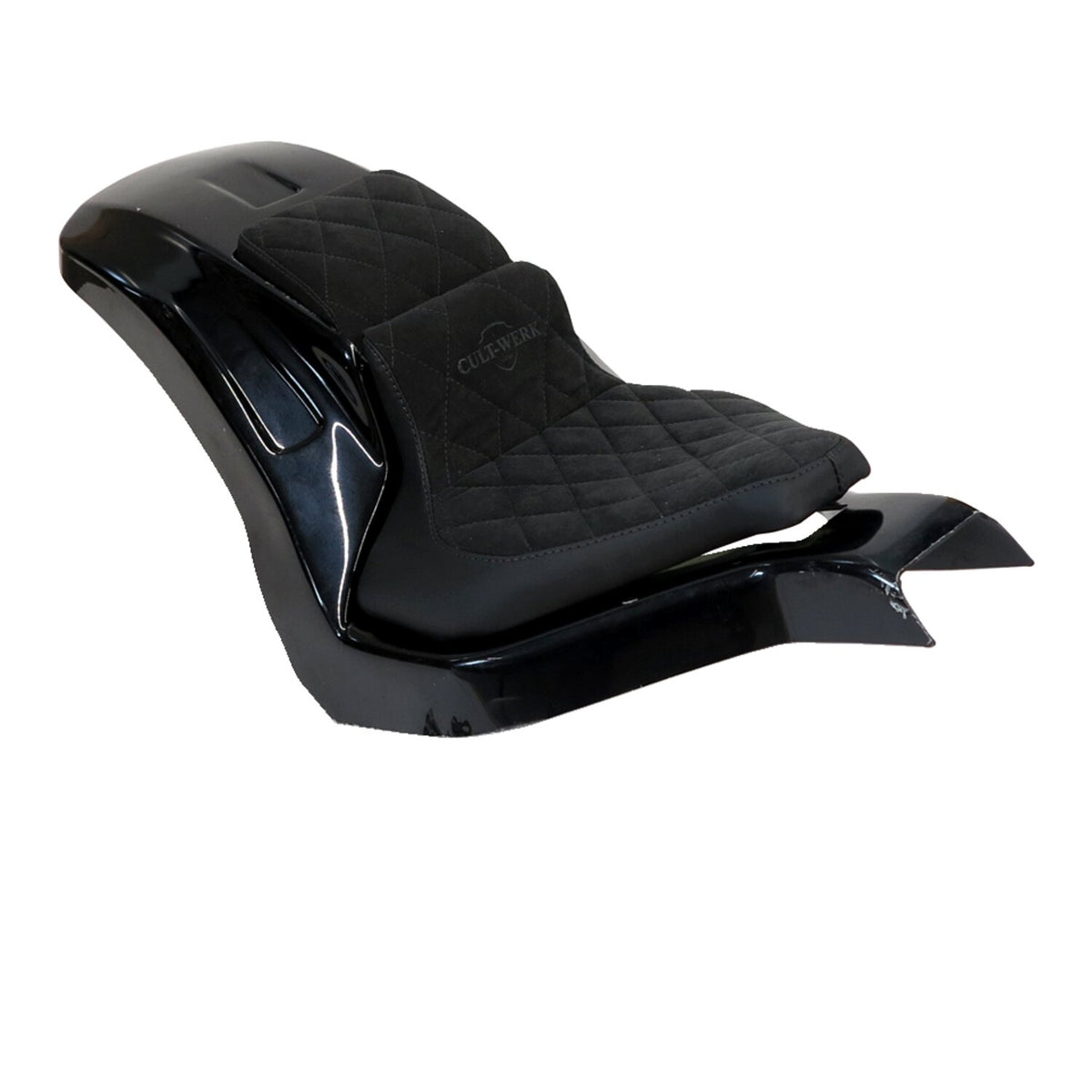 Cult-Werk, Softail wide fender kit 'Racing'. 2-up seat