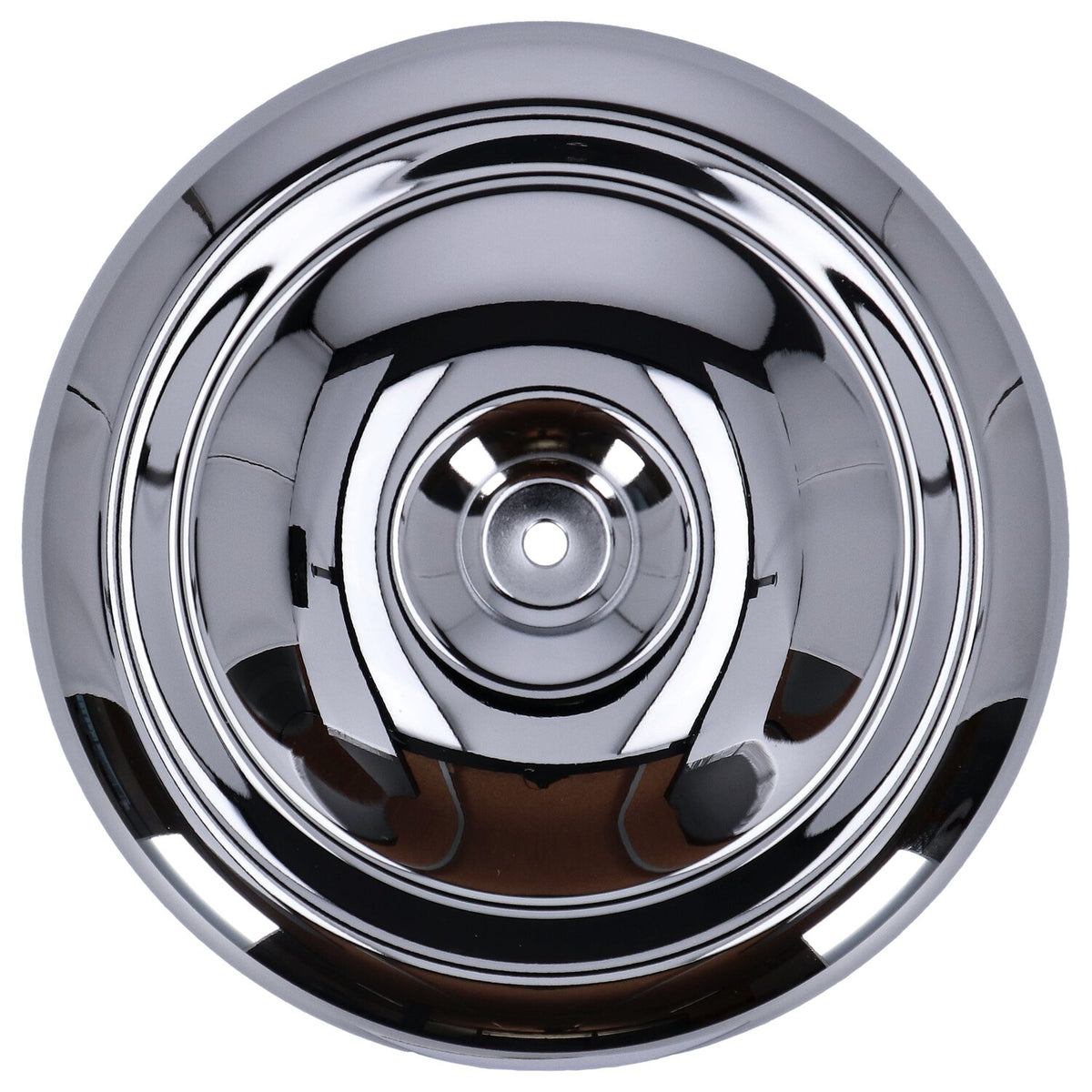 Mikuni, HSR42 air cleaner cover (with cut-out). Chrome