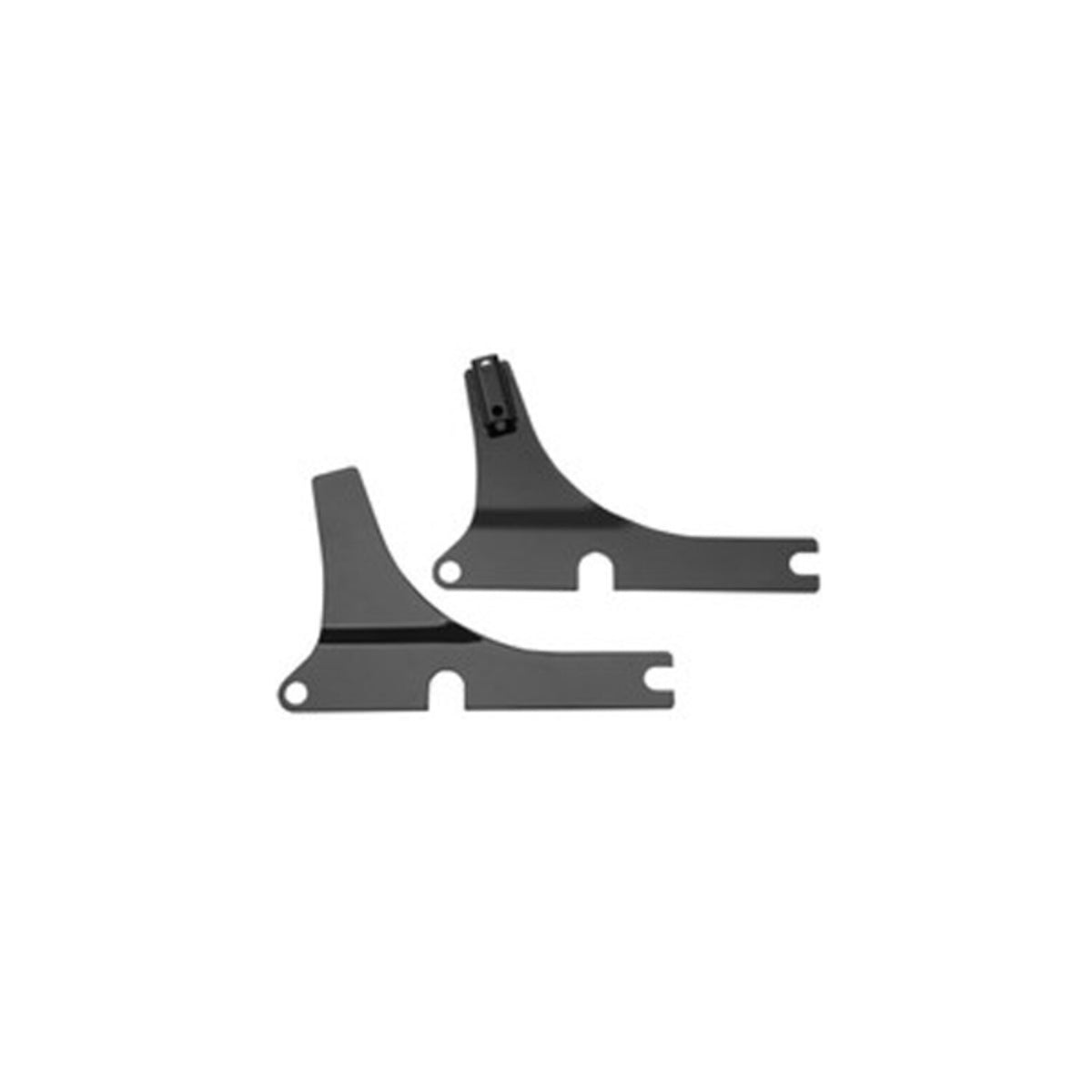 Cycle Visions, rigid sissy bar side plates. Black