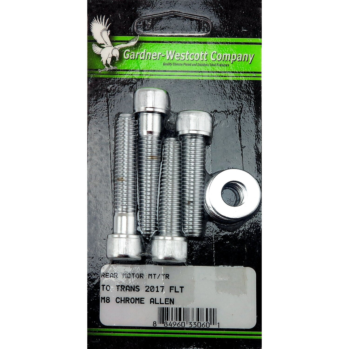 GW, rear motor mount kit. Chrome