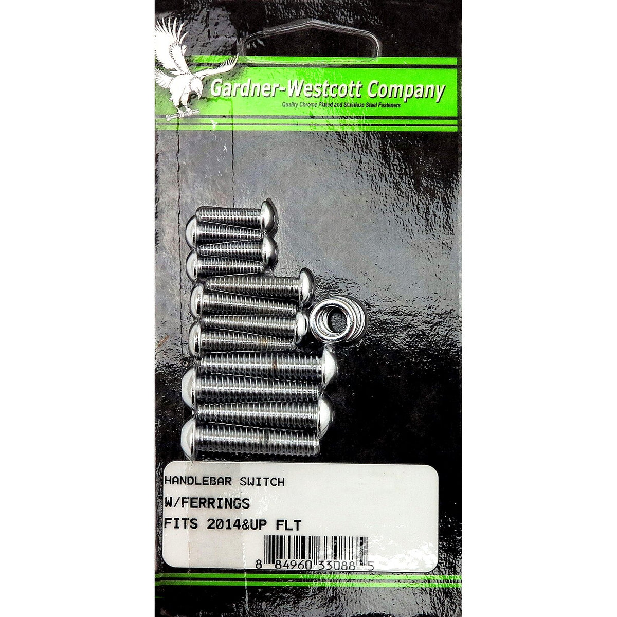 GW, handlebar switch cover hardware. Chrome