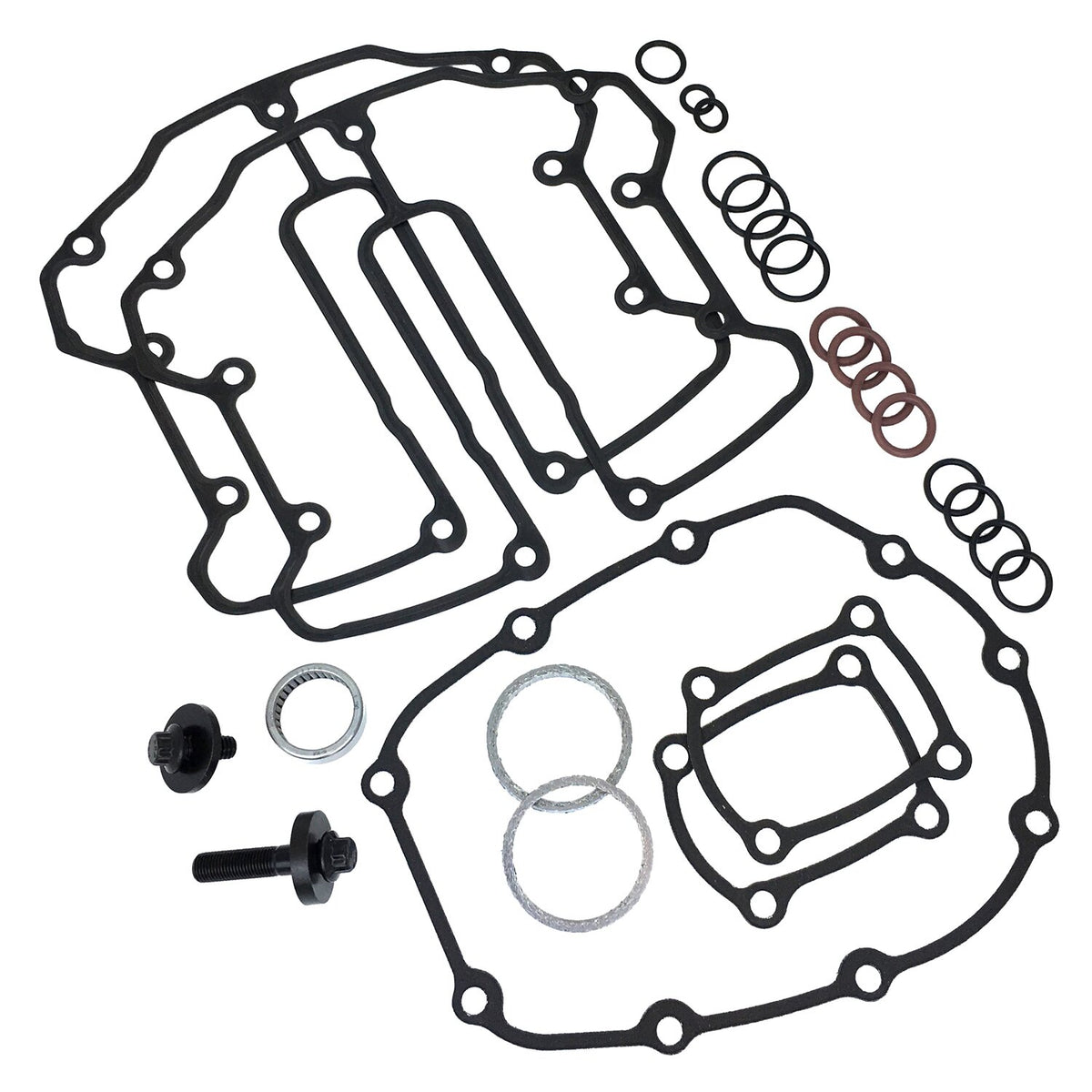 Feuling, cam change gasket & seal kit. With bearing & bolts