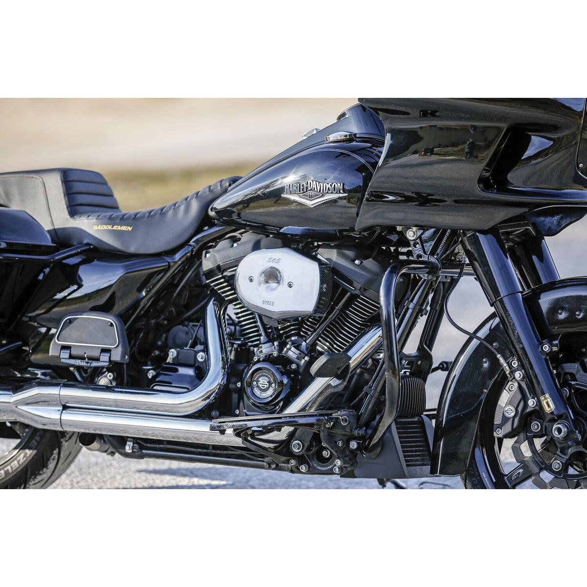 S&S, Stealth Tribute air cleaner kit. Chrome