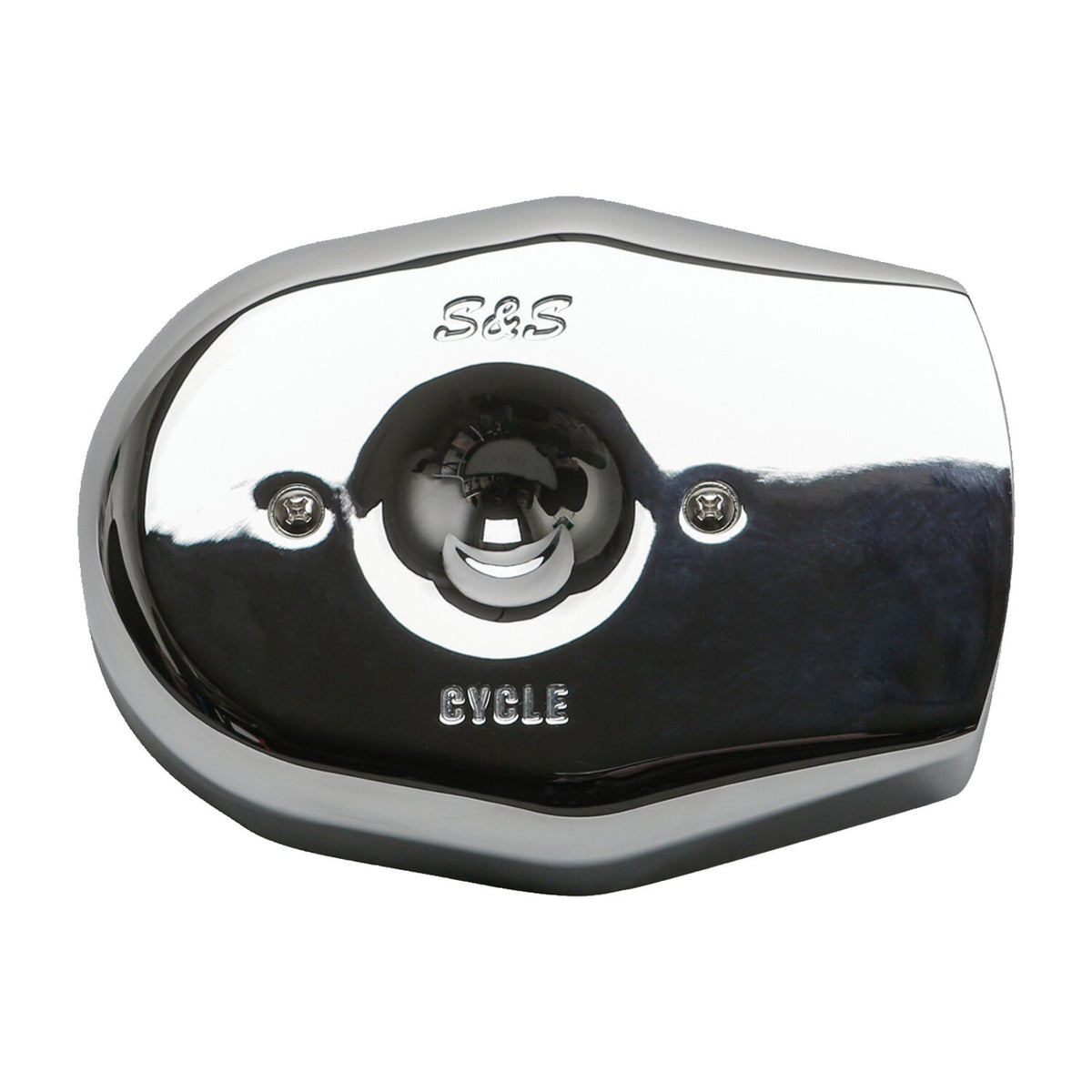 S&S Stealth Tribute air cleaner cover. Chrome