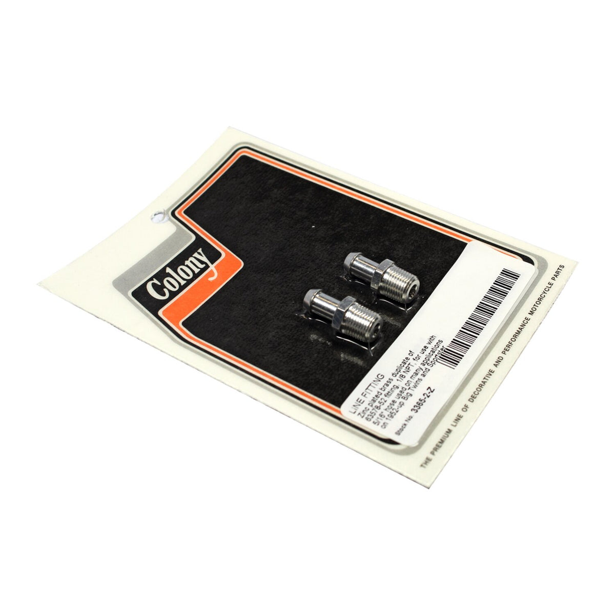 Colony, fuel & vent line fitting set