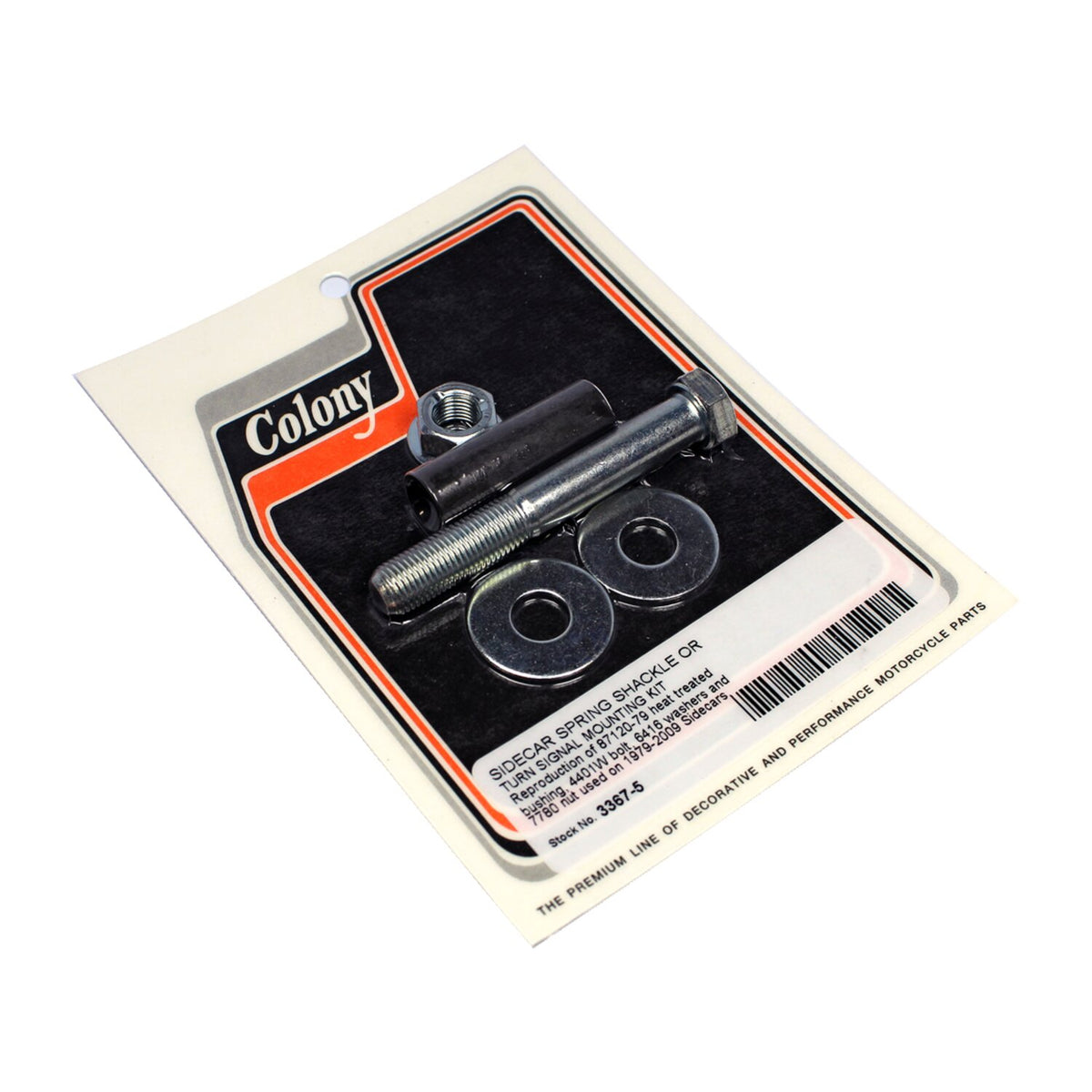 Colony, sidecar spring shackle/turn signal mount kit
