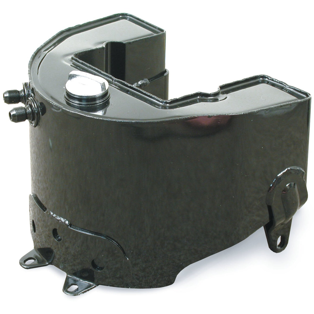 Oil tank, horseshoe top fill. Black