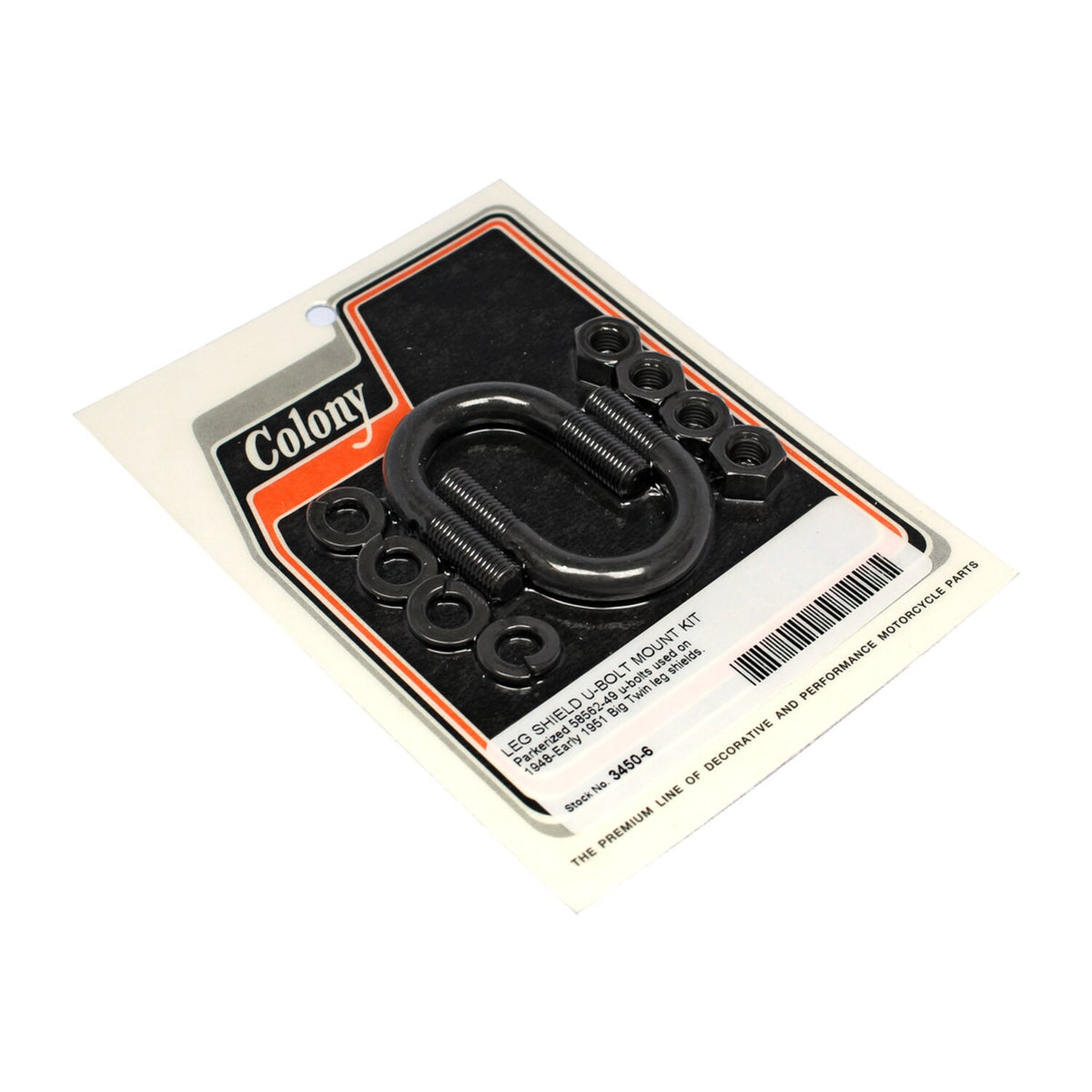 Colony, U-bolt mount kit for leg shields