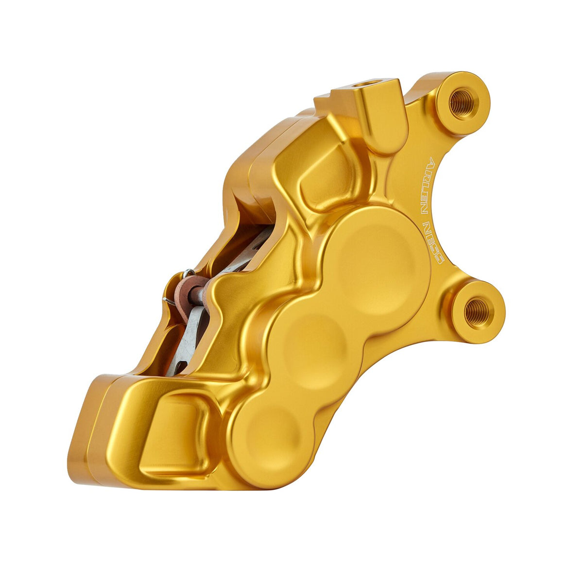 Arlen Ness, 6p differential bore brake caliper R/F. Gold