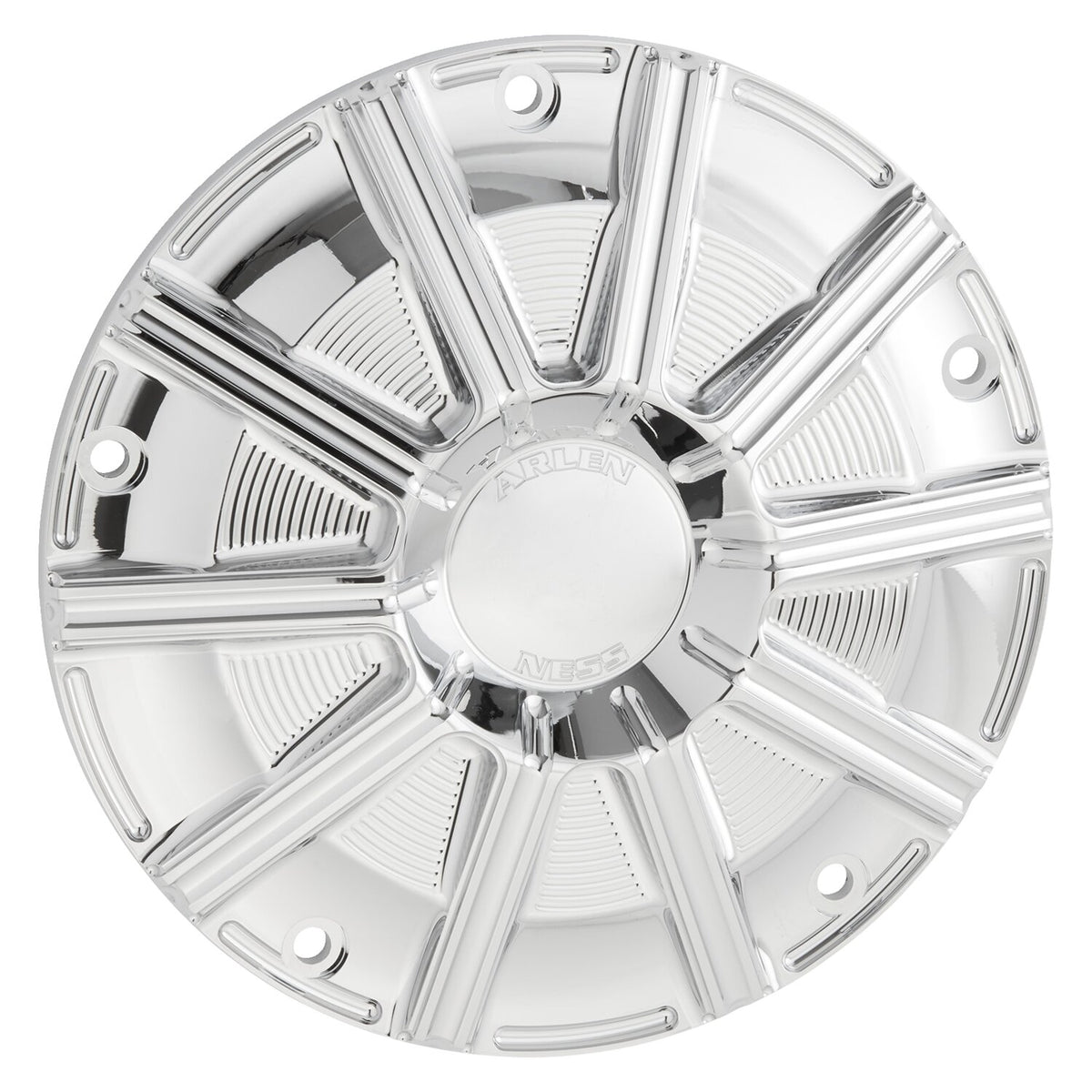 Arlen Ness, 10-Gauge I derby cover. Chrome