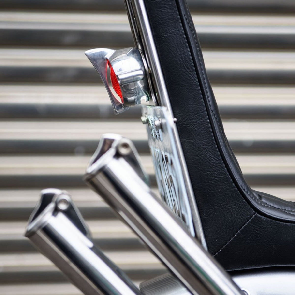 Motone, Cuda taillight. Polished, no bracket. ECE