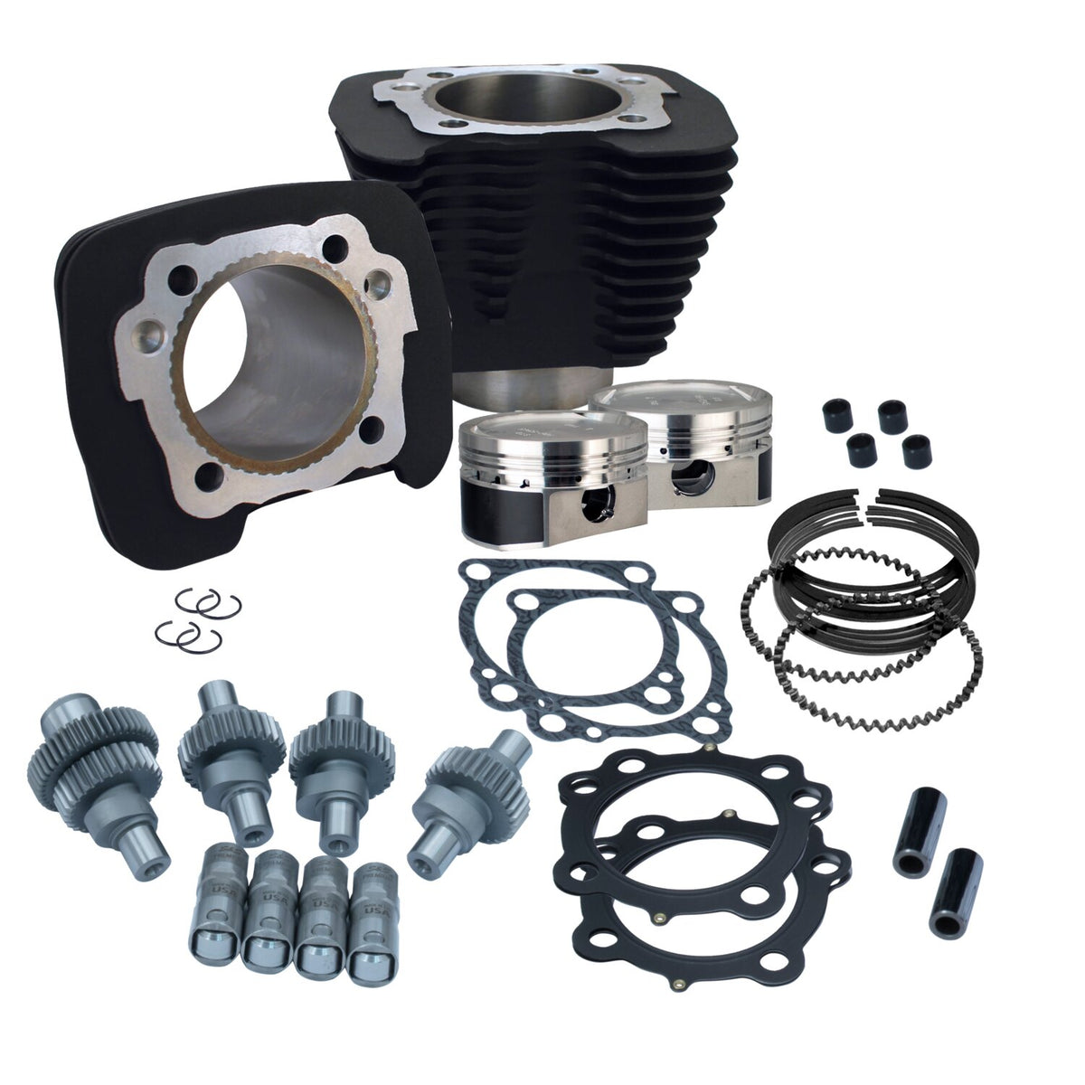 S&S, 883-1200 Hooligan big bore cyl. & piston kit