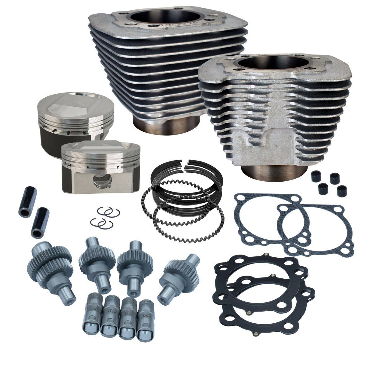 S&S, 883-1250 Hooligan big bore cyl. & piston kit