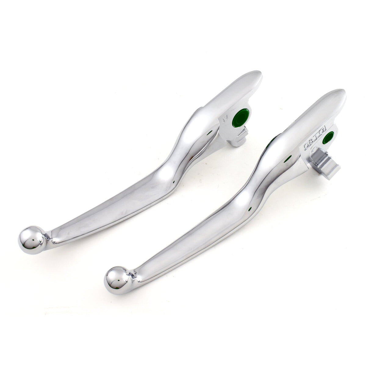 Handlebar lever kit, wide blade, chrome