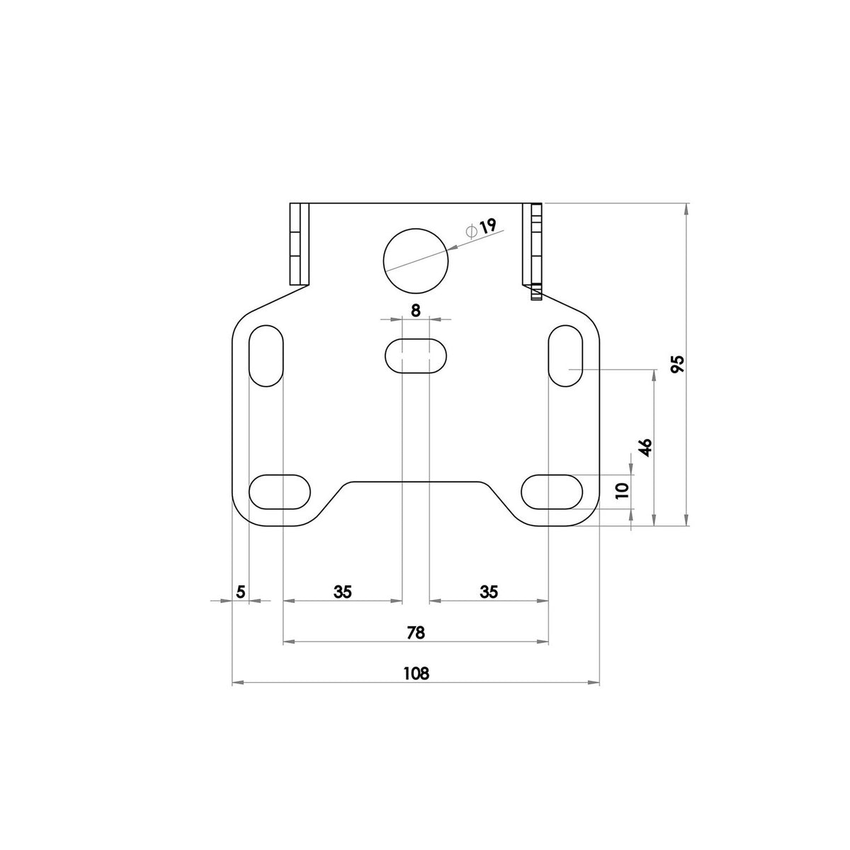 Zieger, under fender license plate bracket kit. Pro4