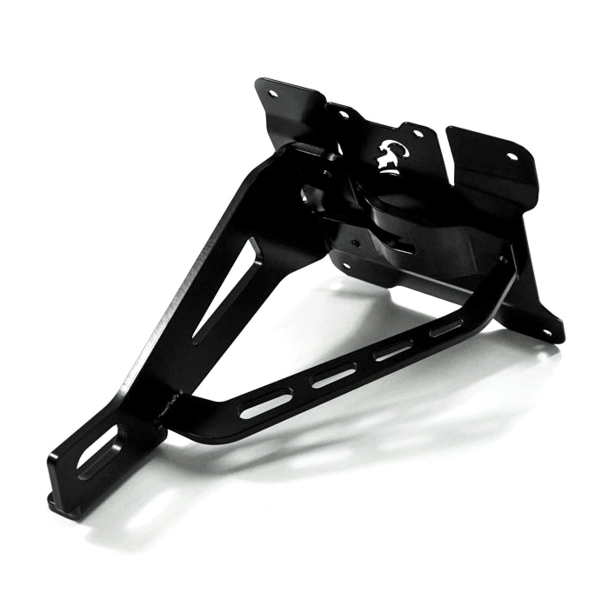Zieger, side mount license plate bracket kit. Black