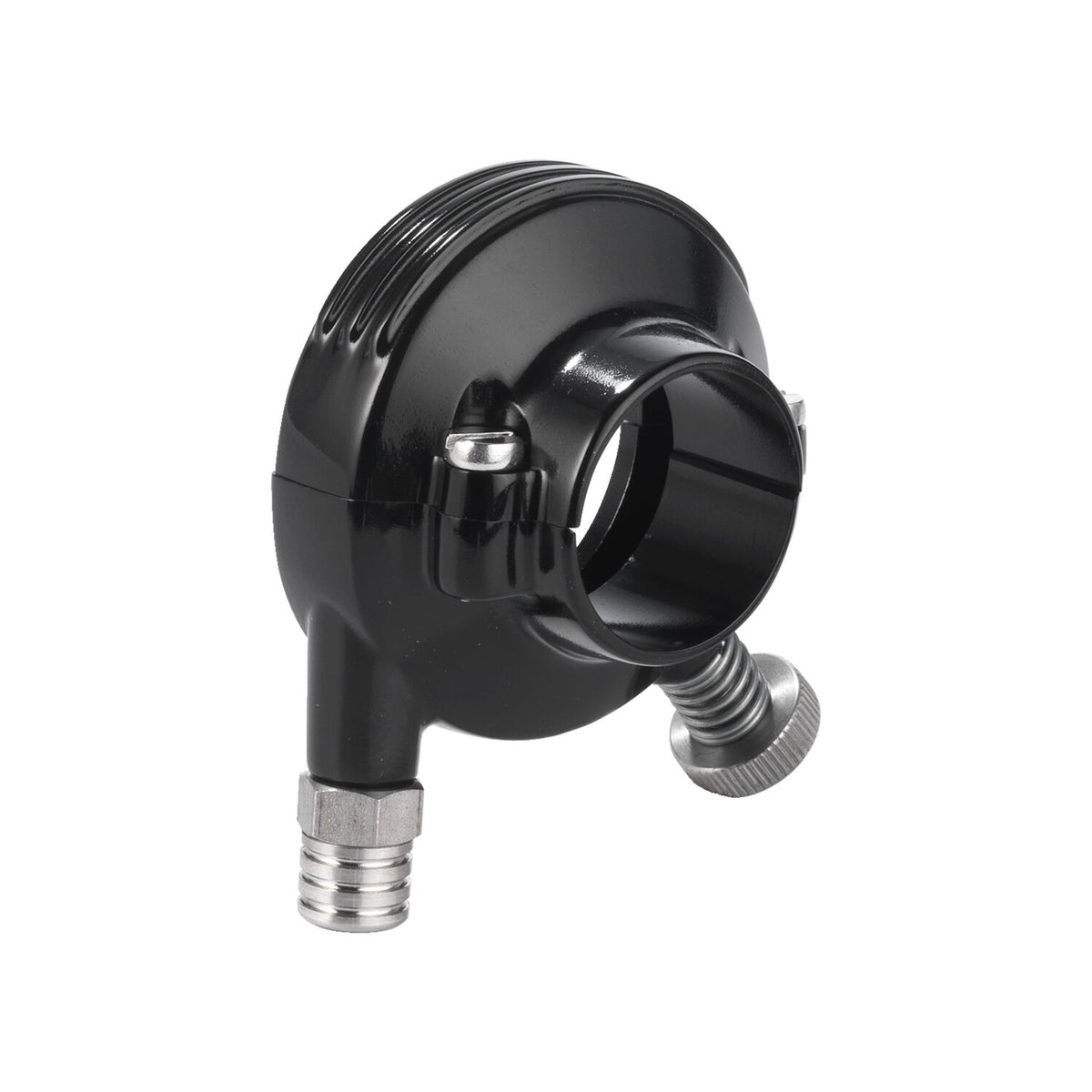 K-Tech 7/8" Deluxe throttle housing. Black anodized aluminum