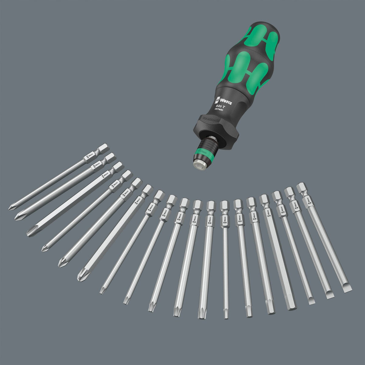 Wera, Kraftform 1/4" bit holding Turbo bit driver handle