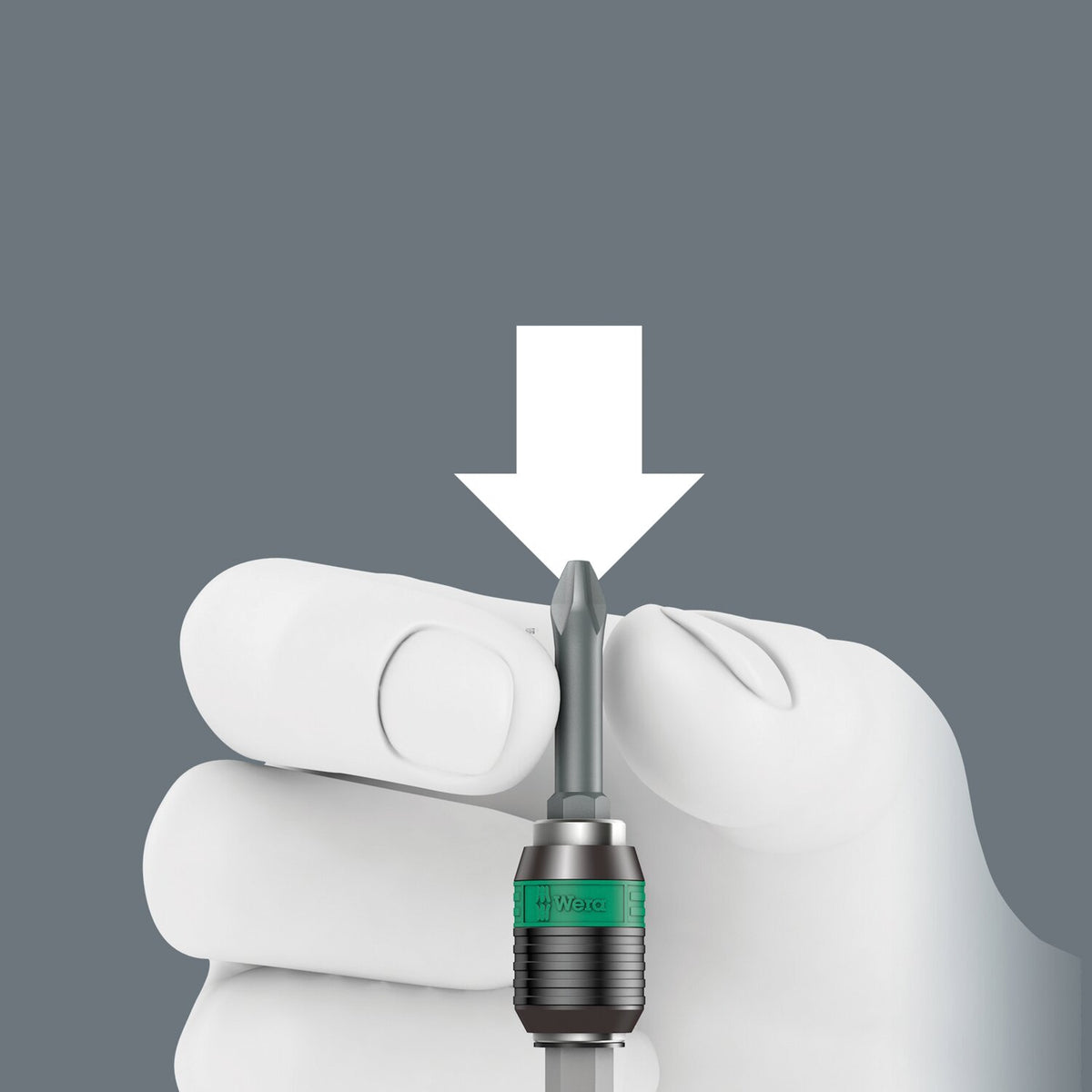 Wera, Kraftform 1/4" bit holding Turbo bit driver handle