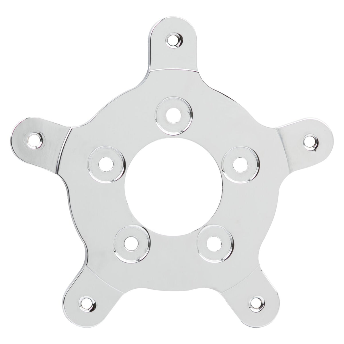 Arlen Ness, Touring brake rotor adapter. OEM wheels. Chrome