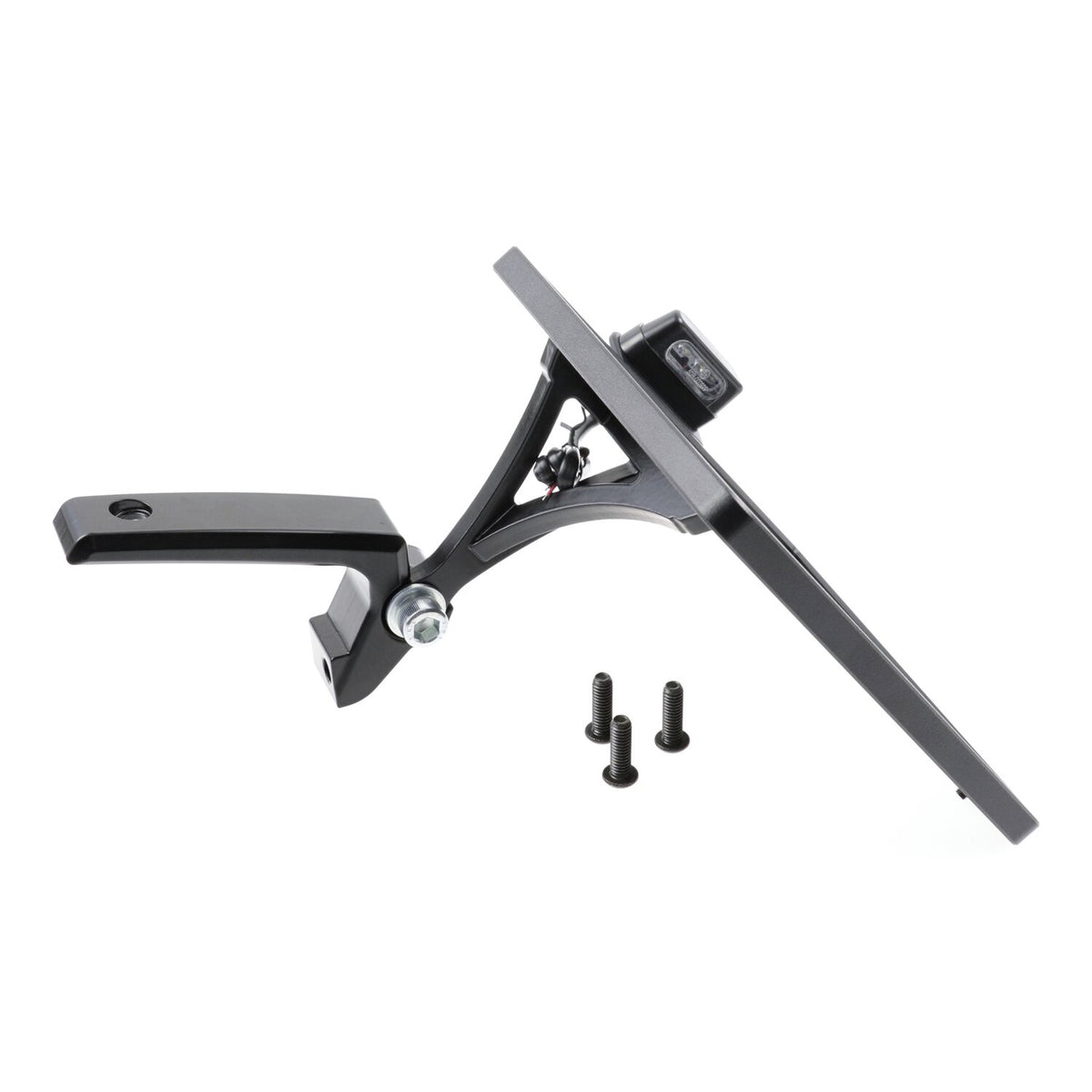 Cult-Werk, side mount license plate bracket, black. Germany