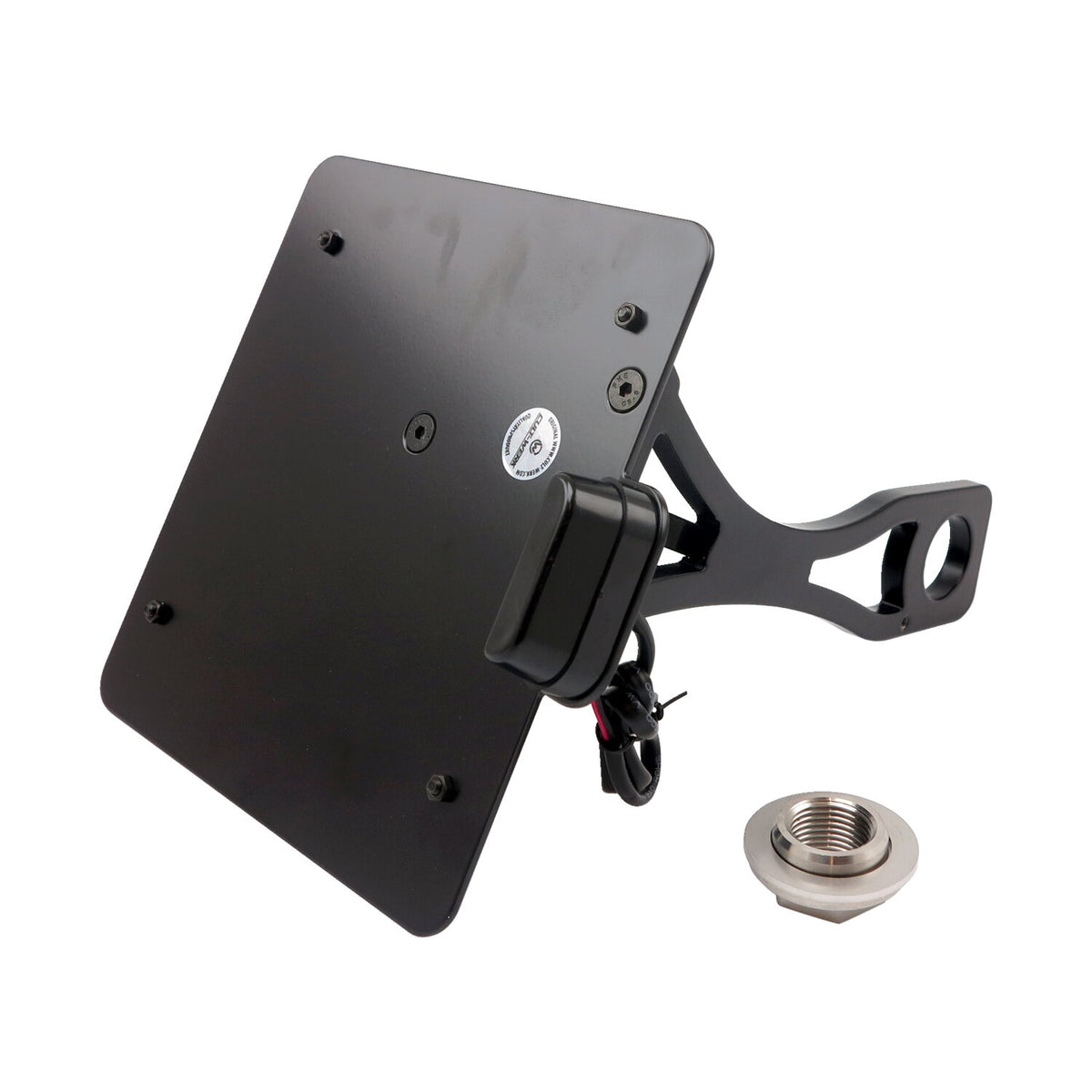 Cult-Werk, side mount license plate bracket. Germany