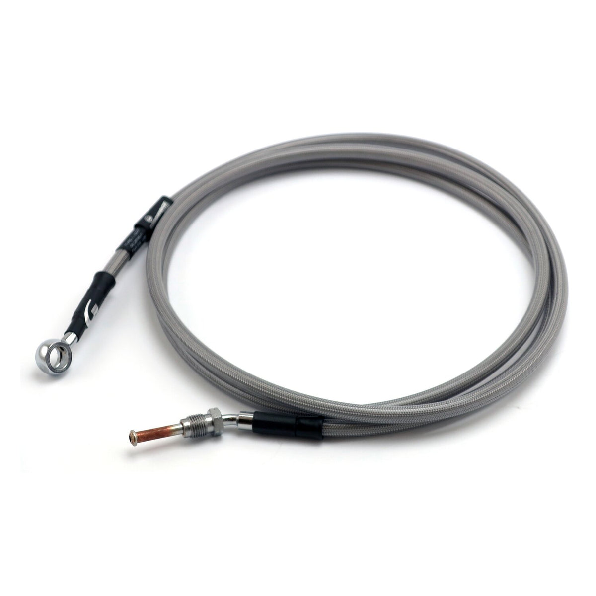 Goodridge clutch line kit, stainless clear coated