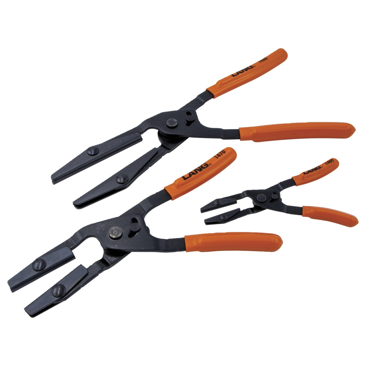 Lang Tools, angled hose pinch-off plier set