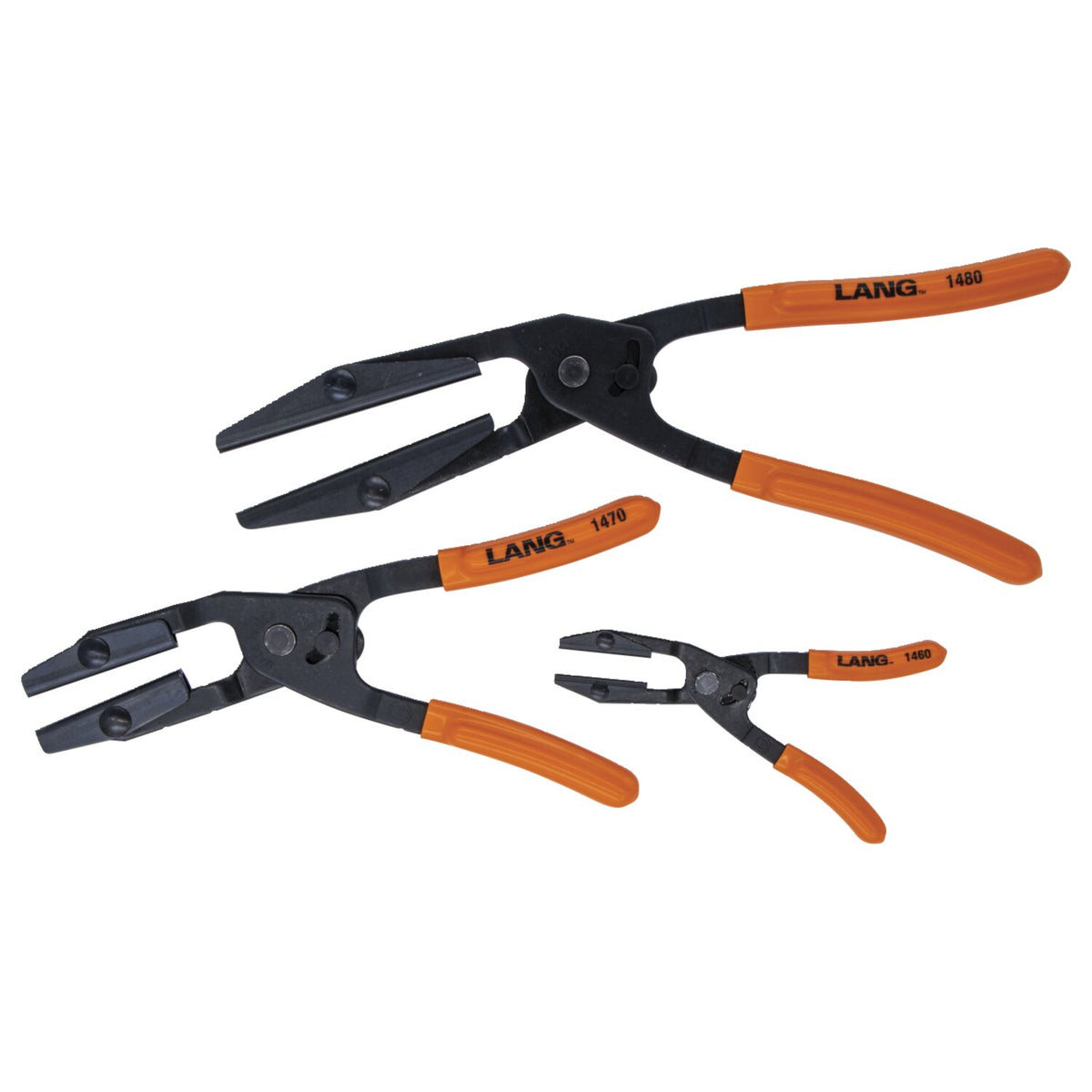 Lang Tools, angled hose pinch-off plier set