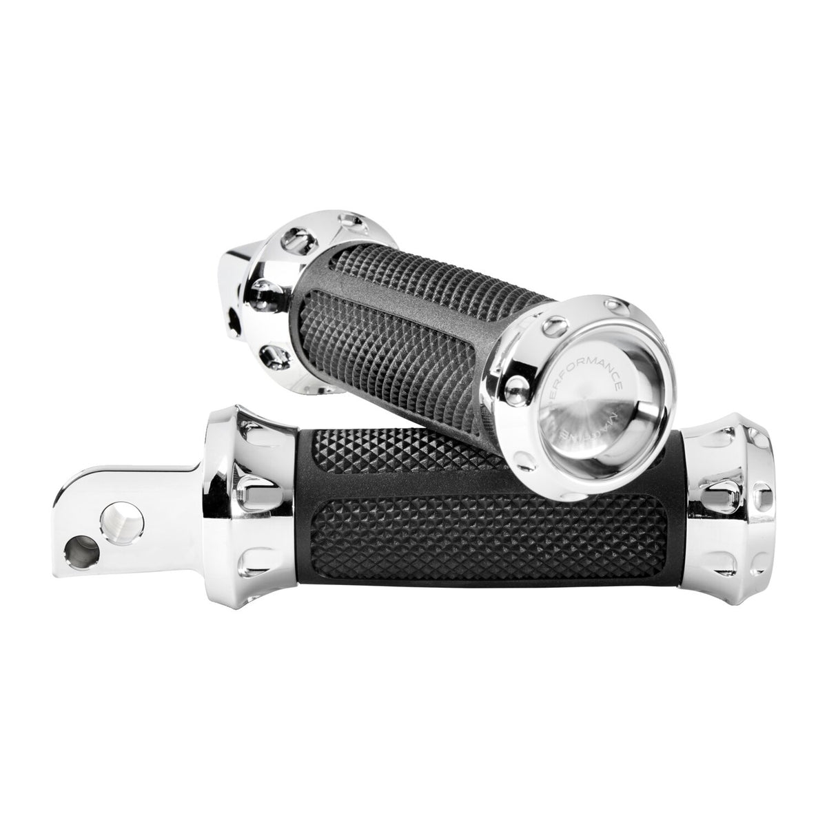 Performance Machine, Overdrive passenger foot pegs. Chrome