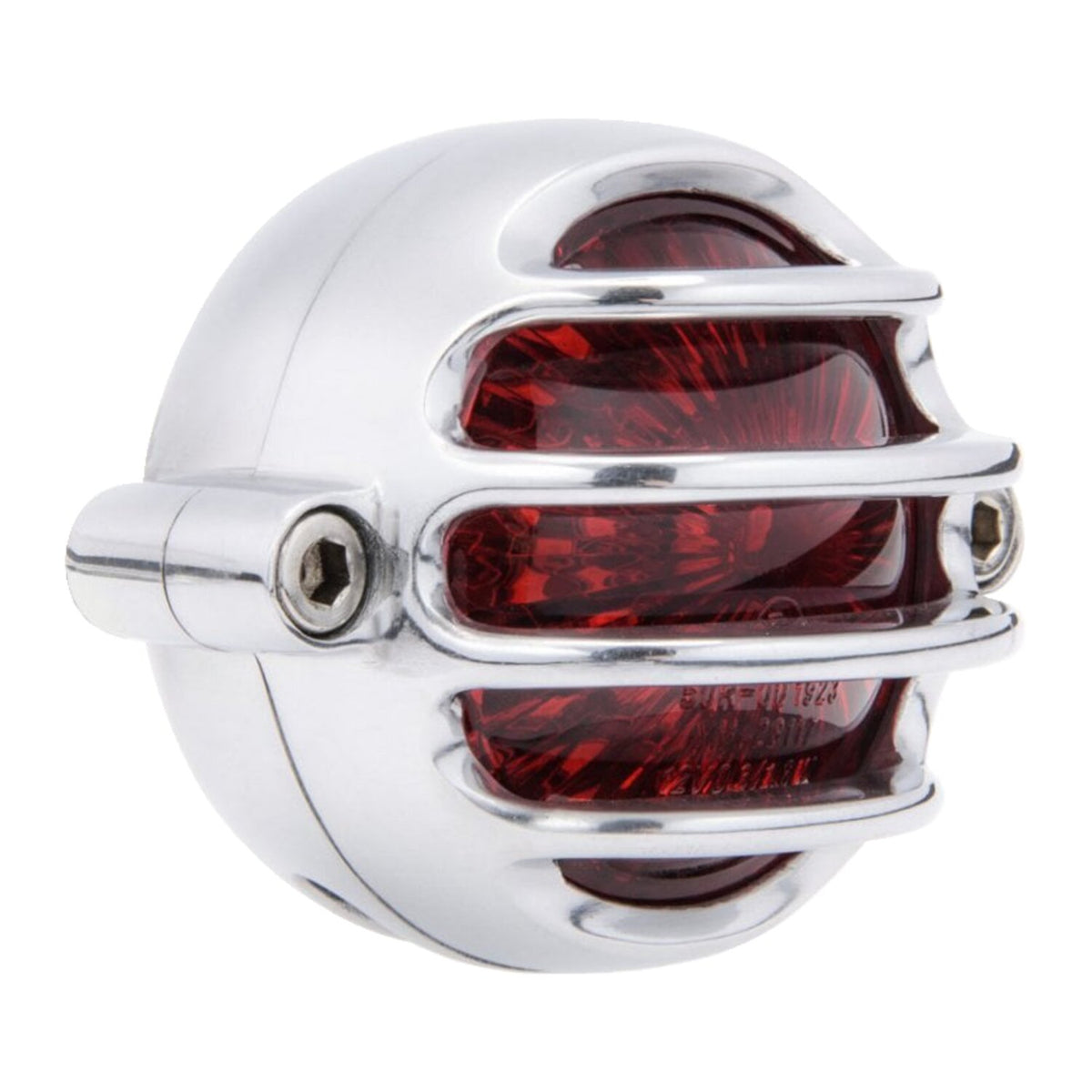 Motone, Lecter LED taillight. Polished, no bracket. ECE