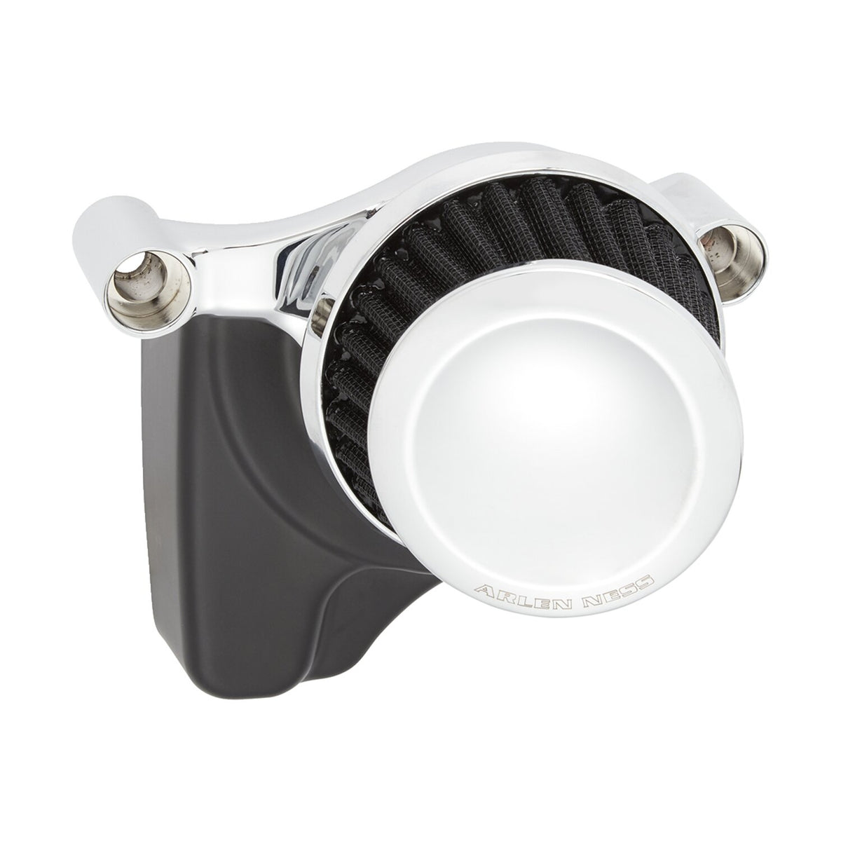 Arlen Ness, M8 Mini 22° air cleaner kit. Chrome