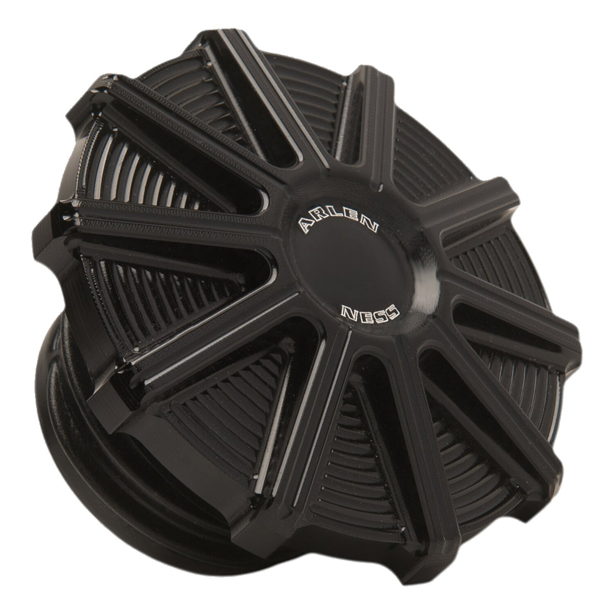 Arlen Ness, gas cap 10-Gauge. Black