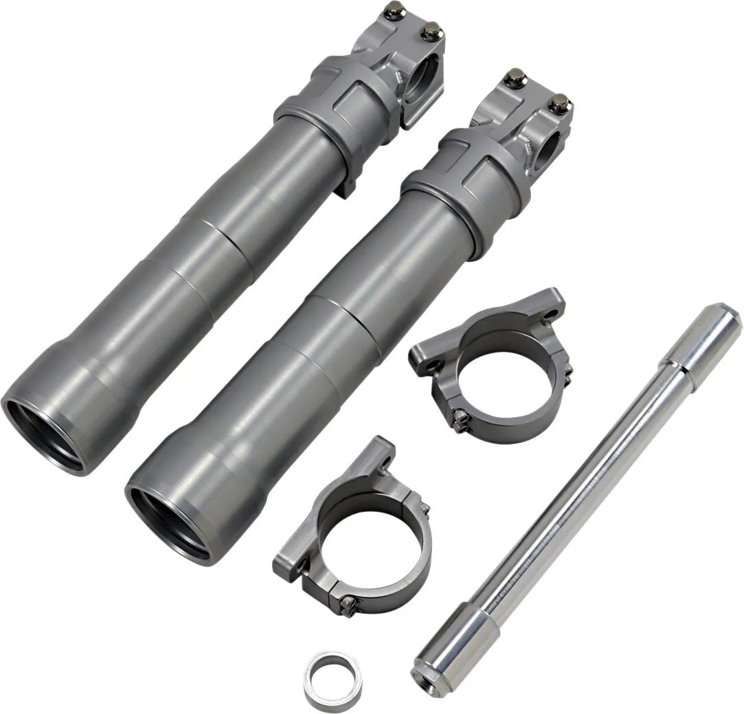 Alloy Art Next Gen 49 mm Lower Fork Legs – Clear Anodised — gallery image 2