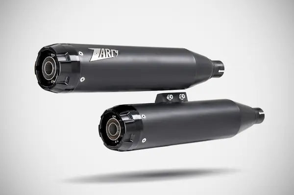 Zard Overlapped Slip-Ons Muffler for HD-HERITAGE CLASSIC — ZHD036S10SAO-B