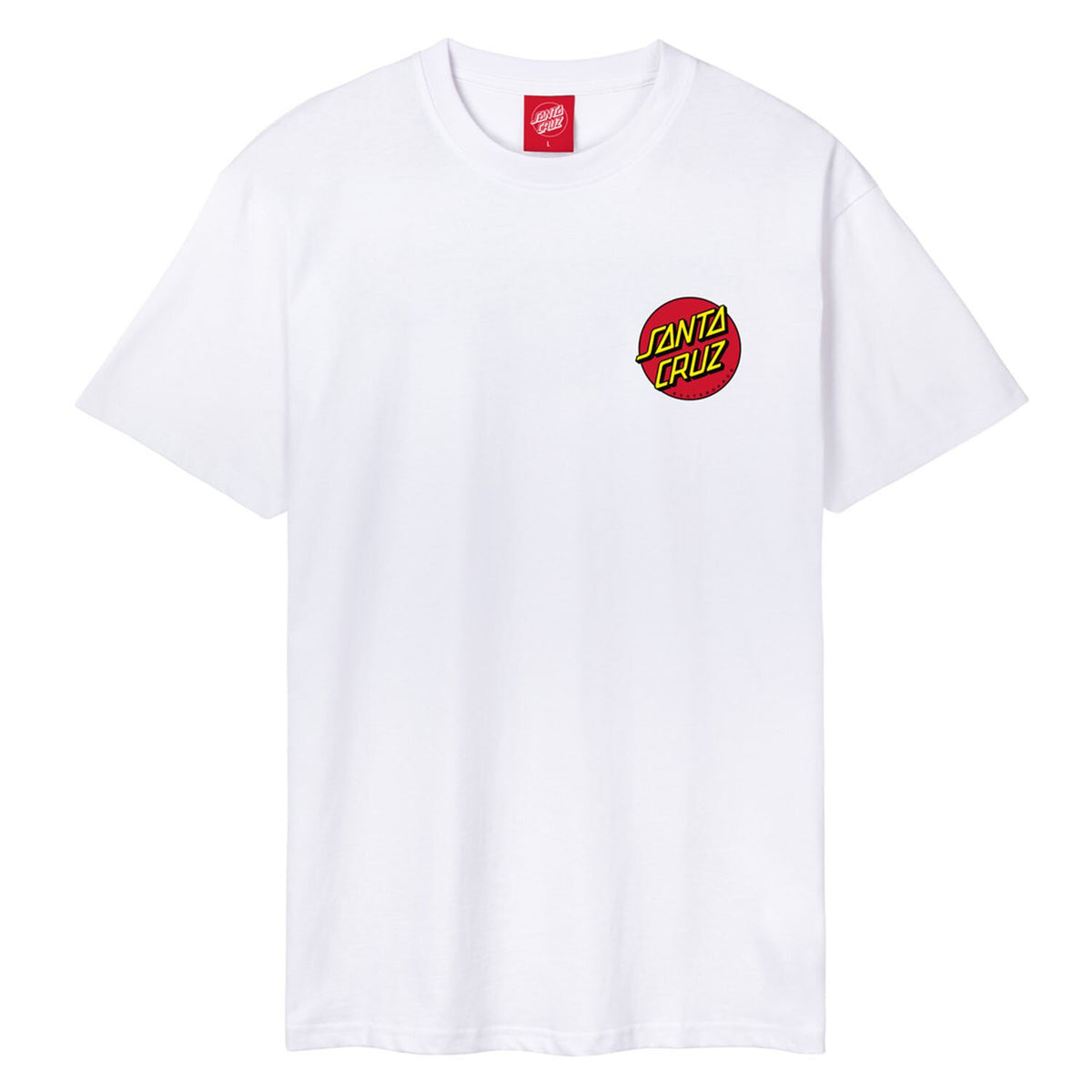 Santa Cruz Dot Chest t-shirt white