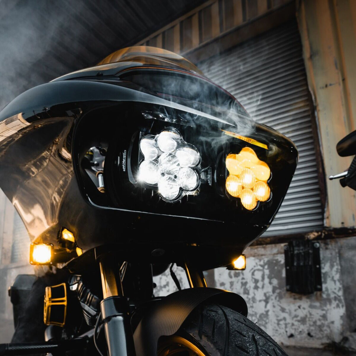 Custom Dynamics, V2 Shark Demon Headlight + Fog Combo Kit