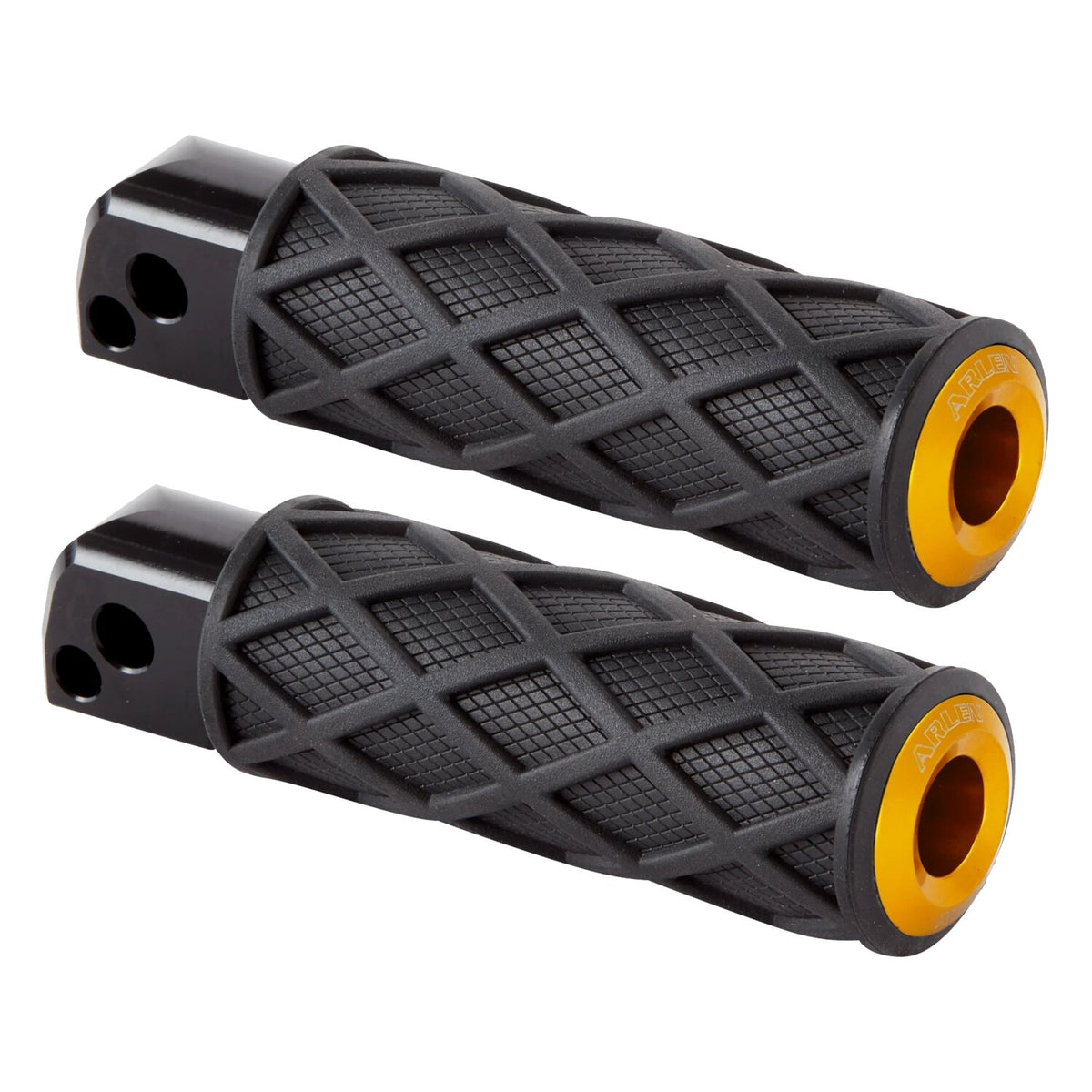 Arlen Ness, Diamond foot peg set. Gold