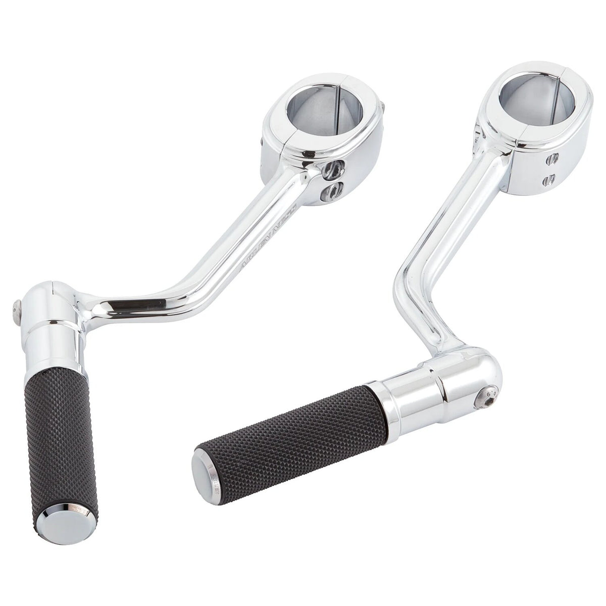 Arlen Ness, forged highway peg mounts. With pegs. Chrome